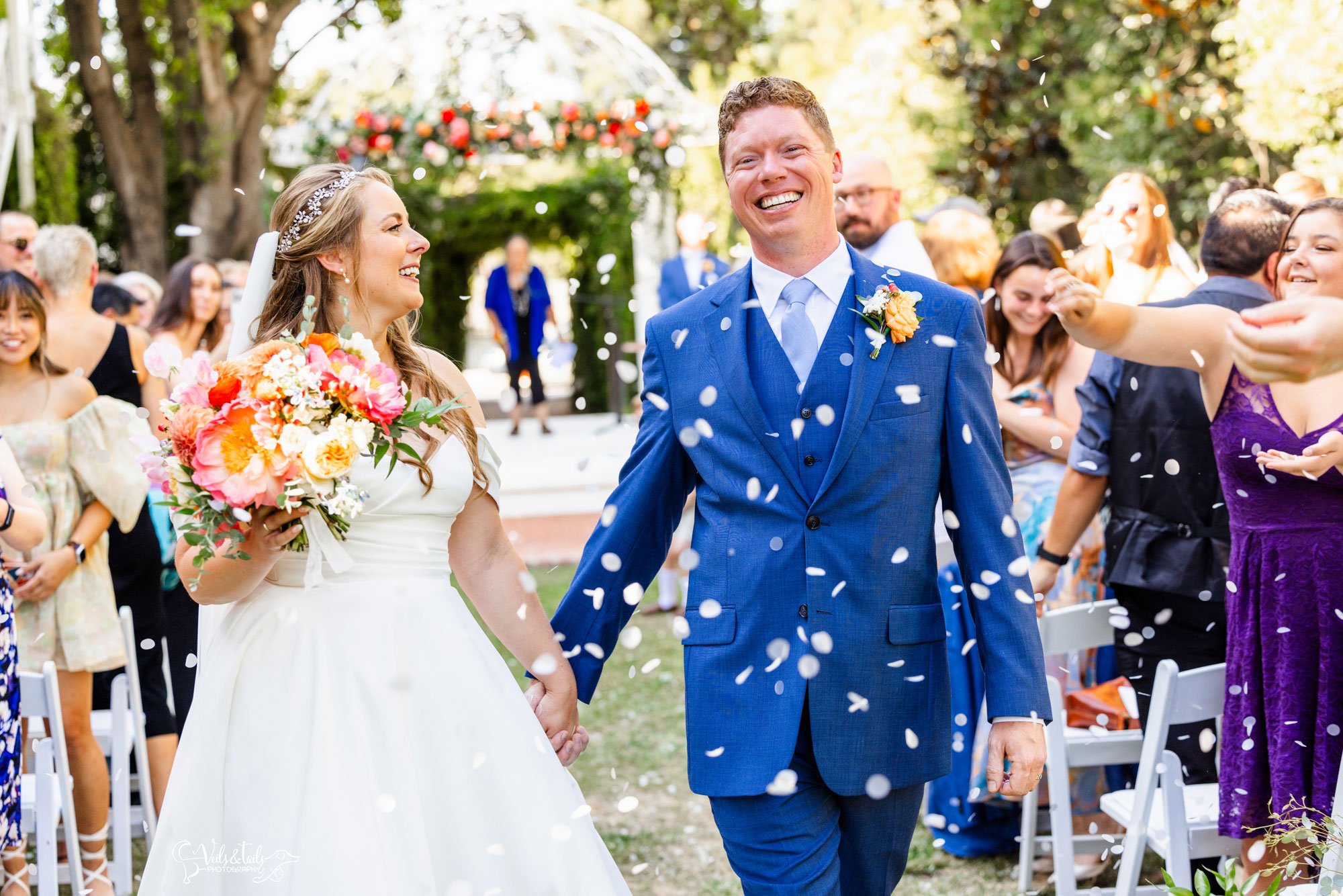 1880 Union Wedding ceremony by Veils & Tails Photography