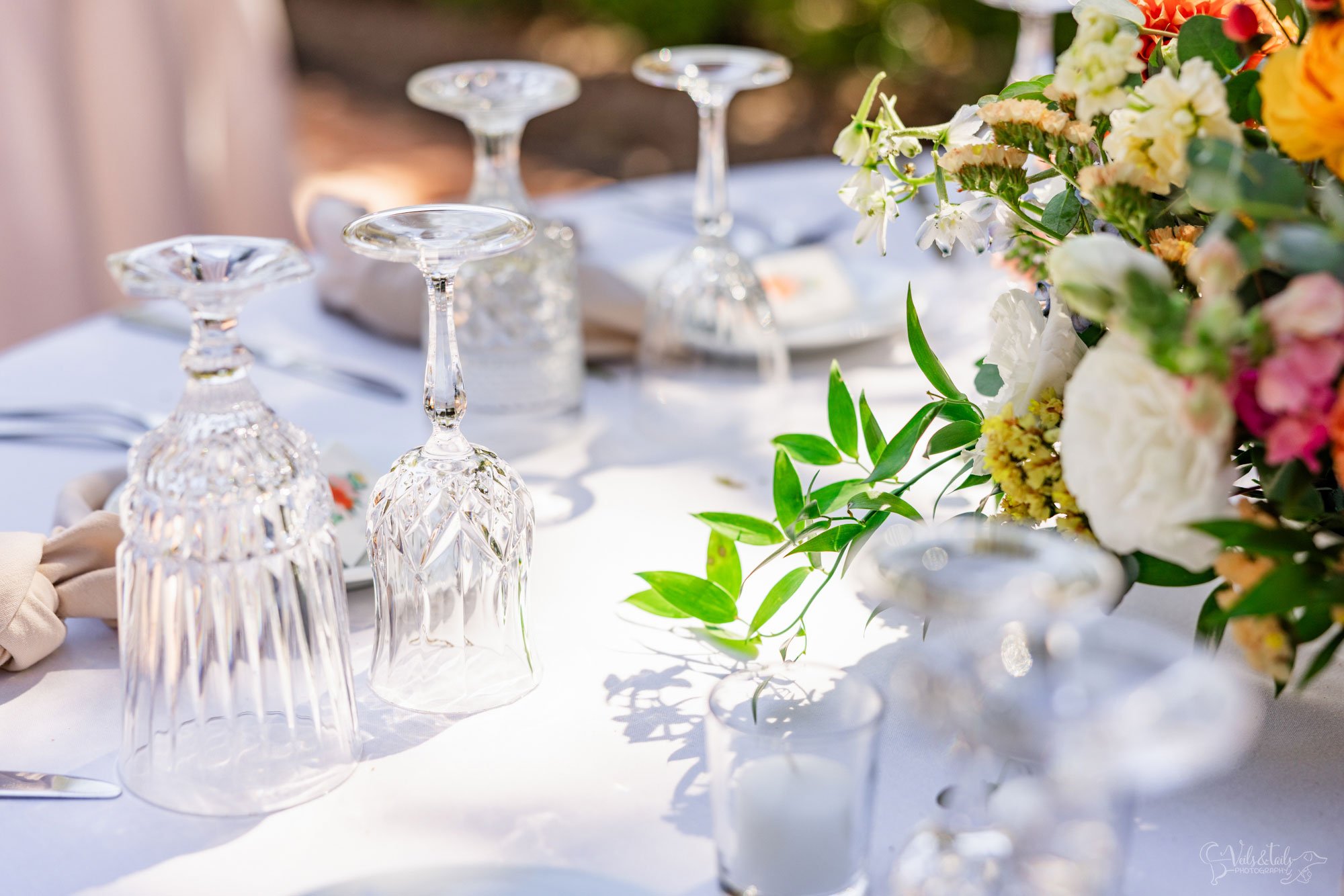 1880 Union Wedding reception details by Veils & Tails Photography