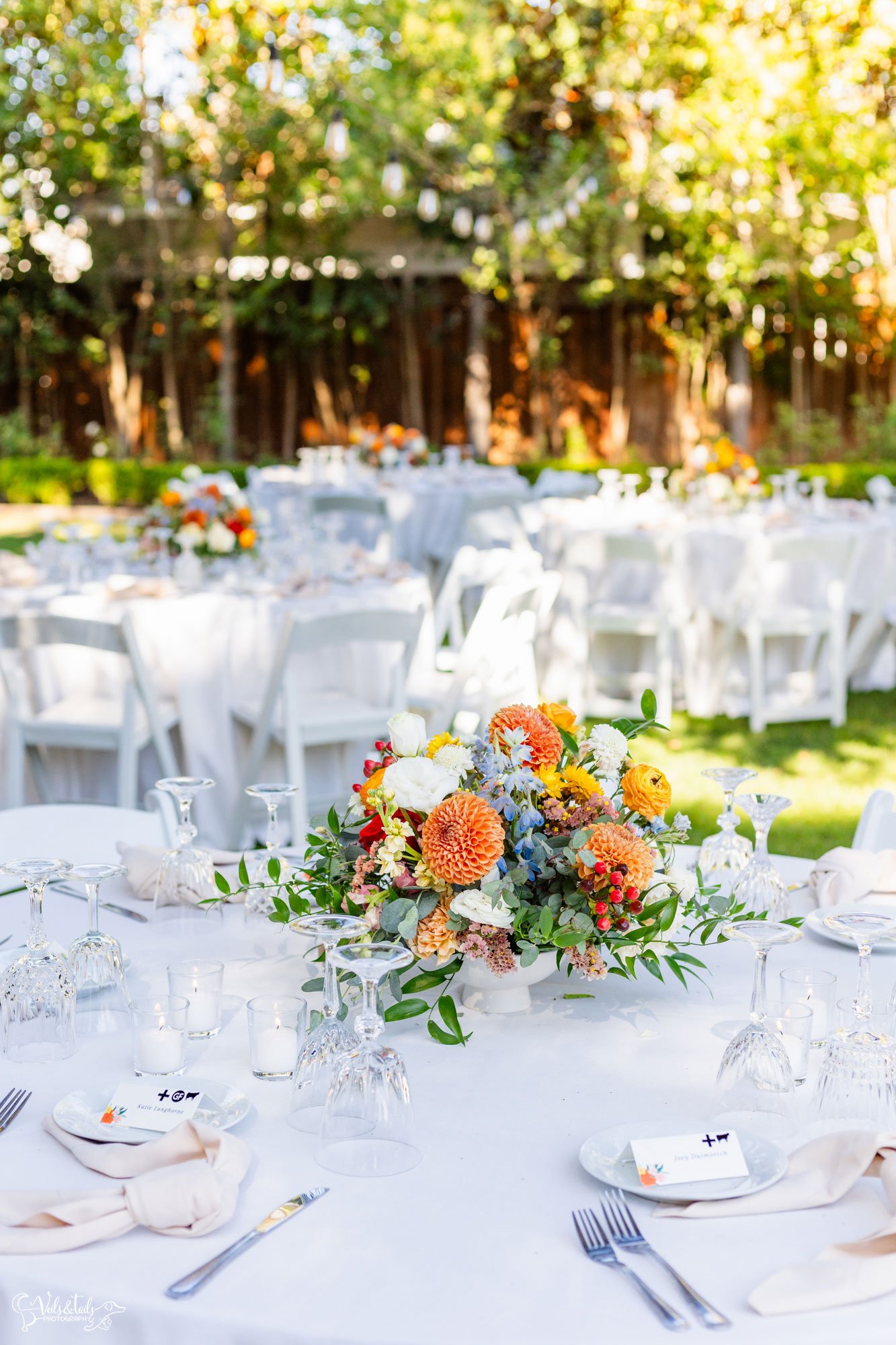 1880 Union Wedding reception details by Veils & Tails Photography