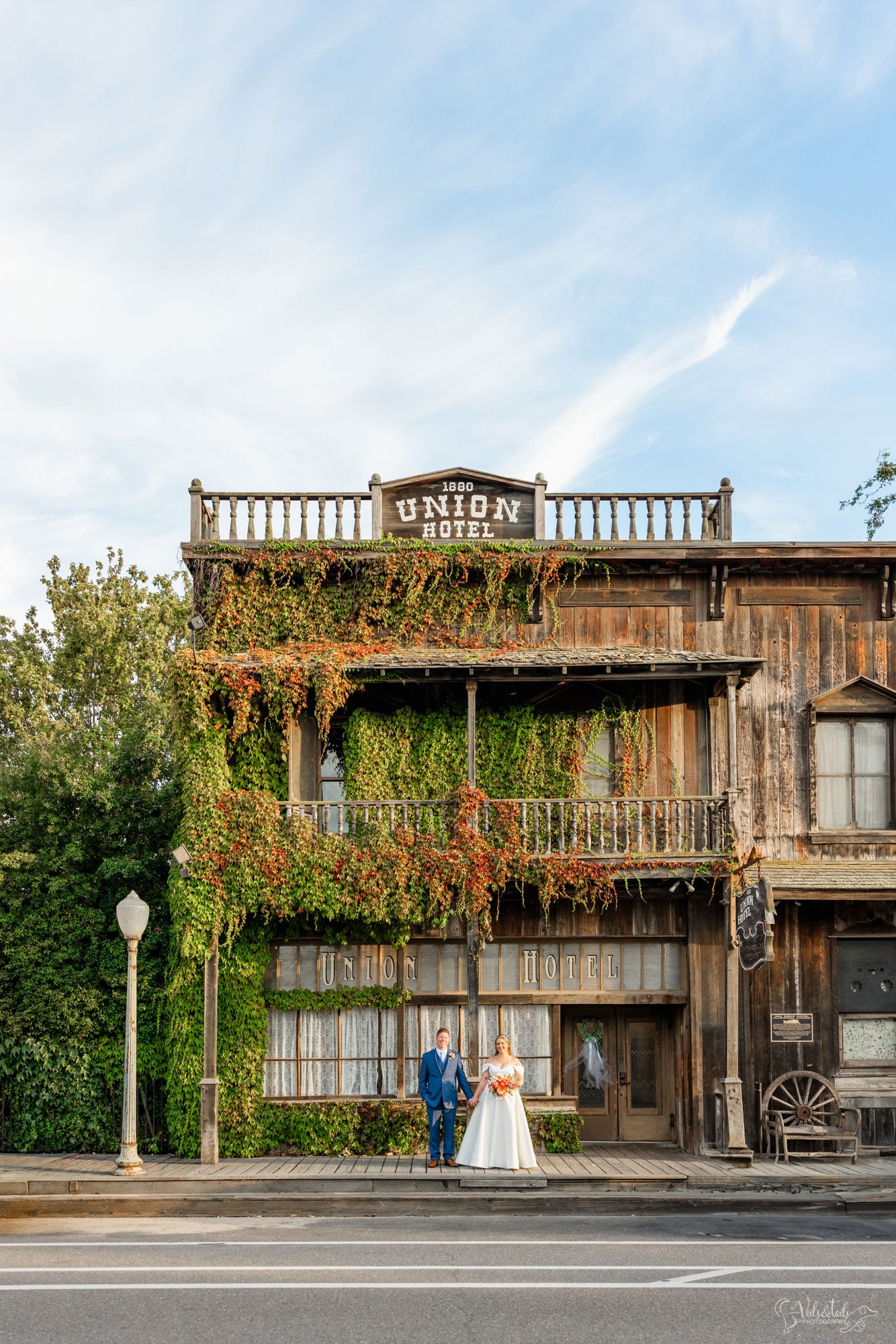 1880 Union Wedding rustic portraits by Veils & Tails Photography