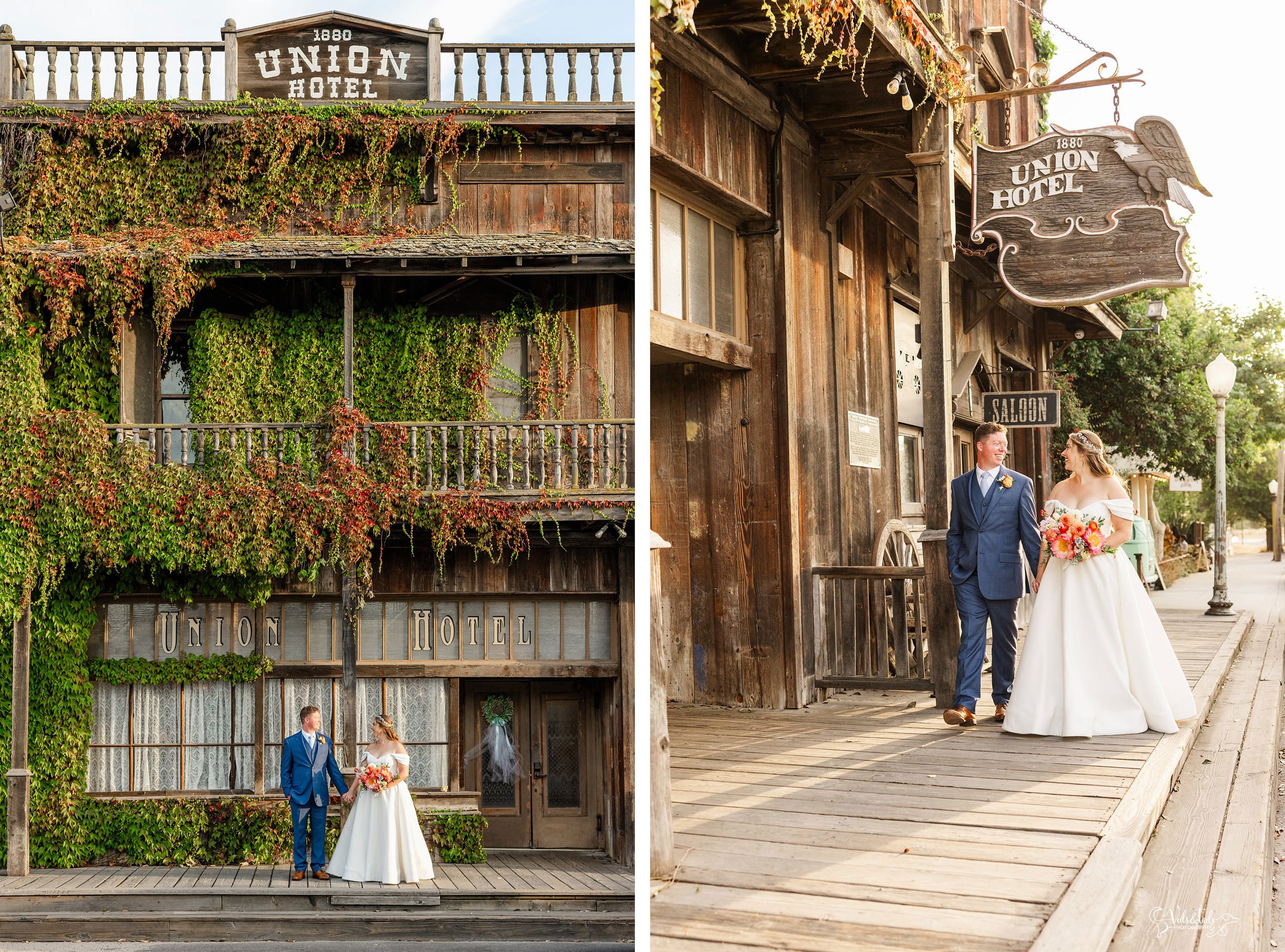 1880 Union Wedding rustic portraits by Veils & Tails Photography
