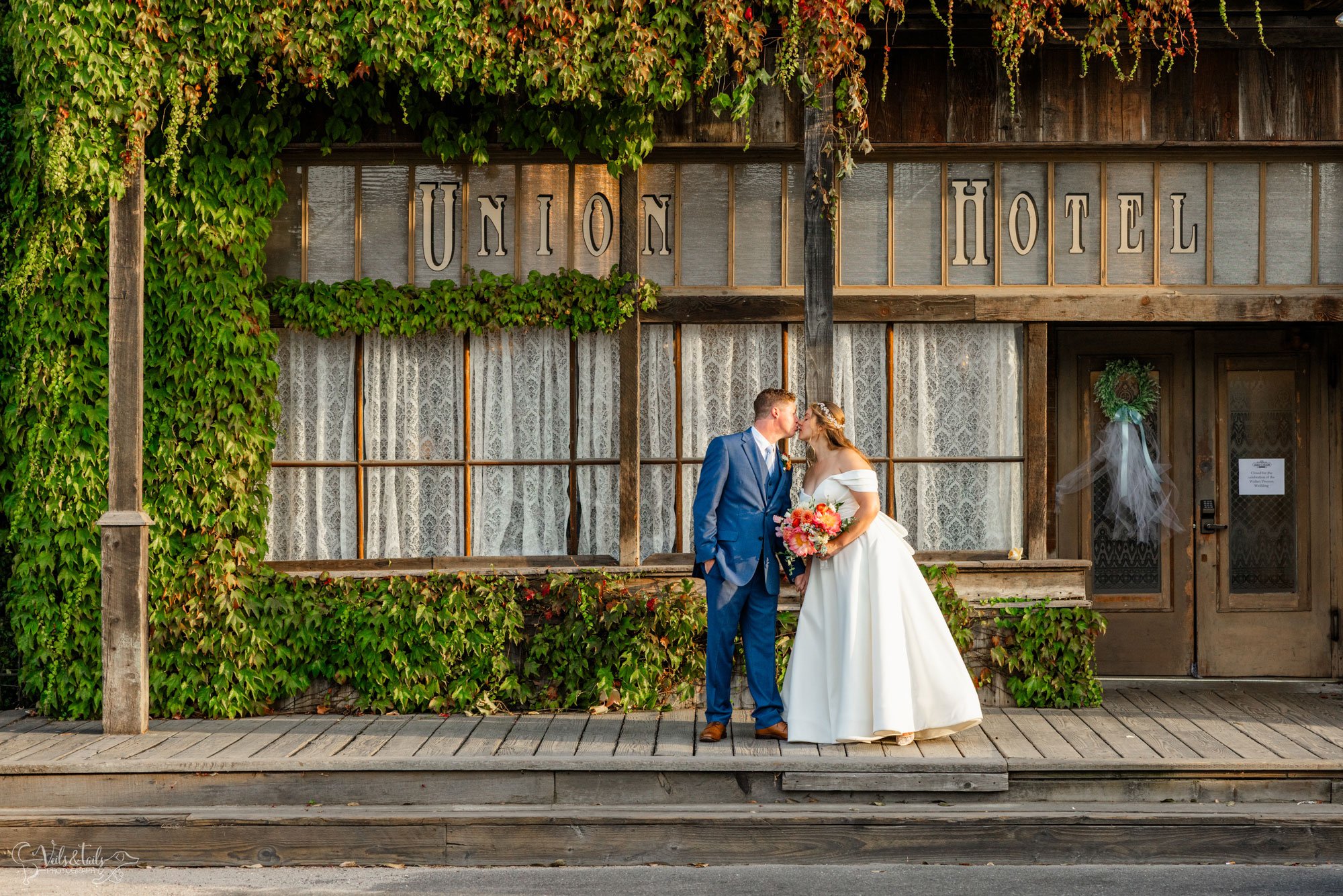 1880 Union Wedding rustic portraits by Veils & Tails Photography