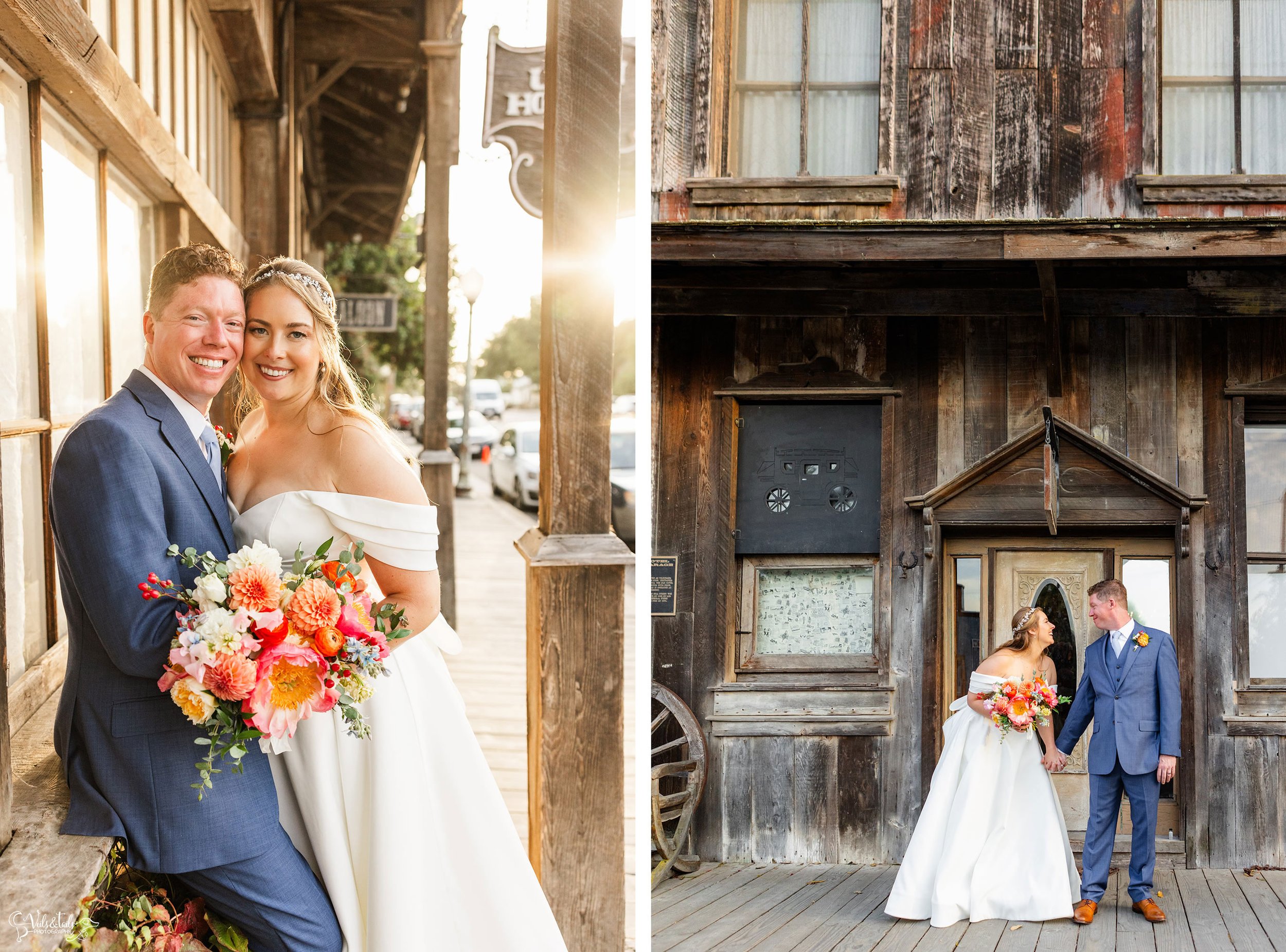 1880 Union Wedding rustic portraits by Veils & Tails Photography