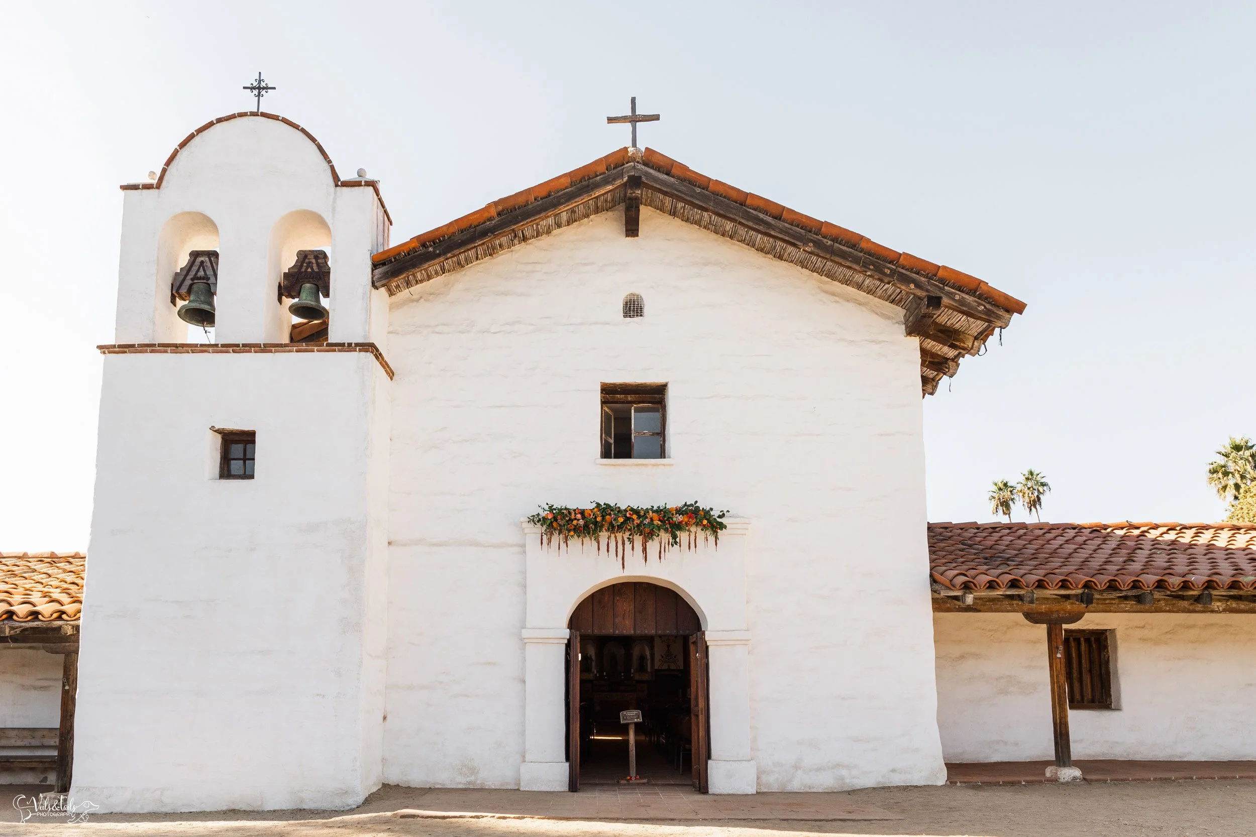 bright airy Santa Barbara Presidio Wedding Photographer