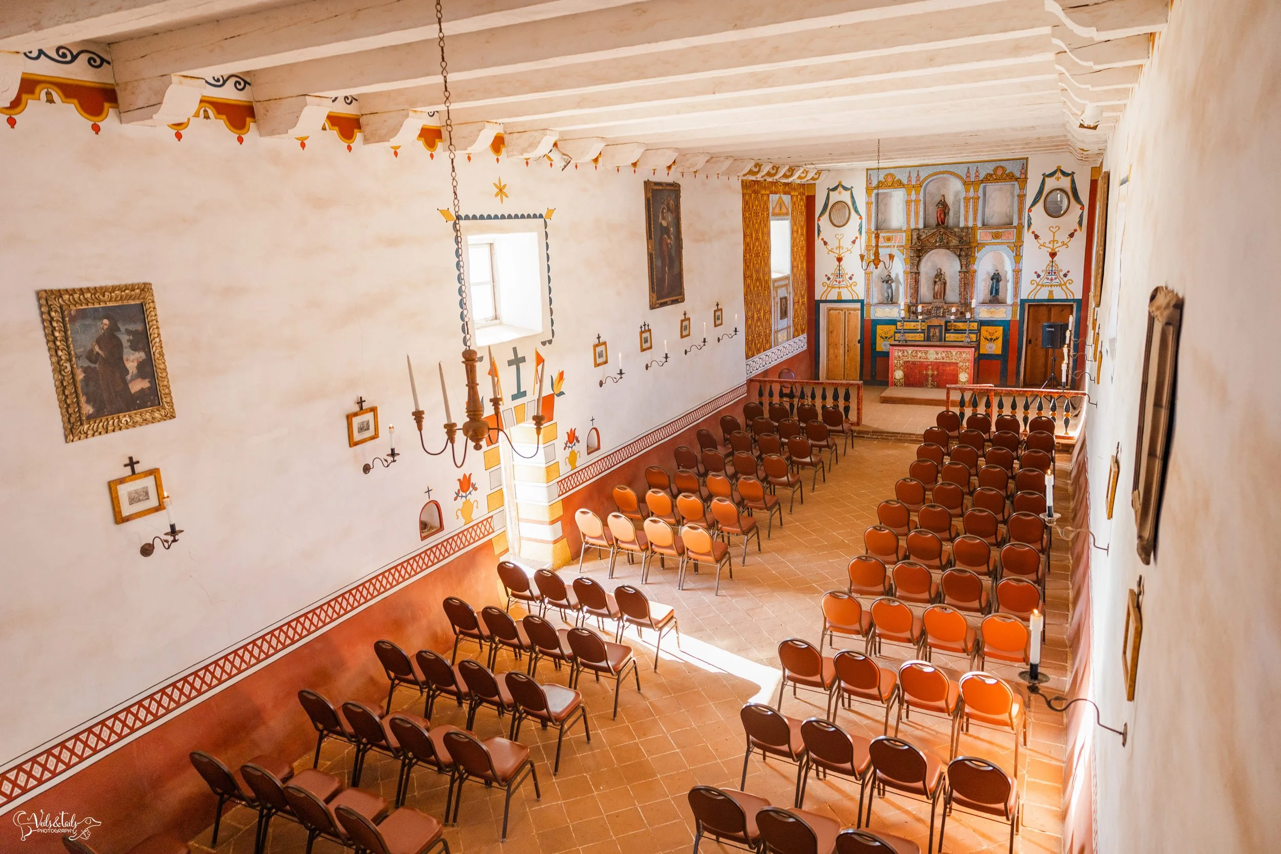 bright airy Santa Barbara Presidio Wedding Photographer