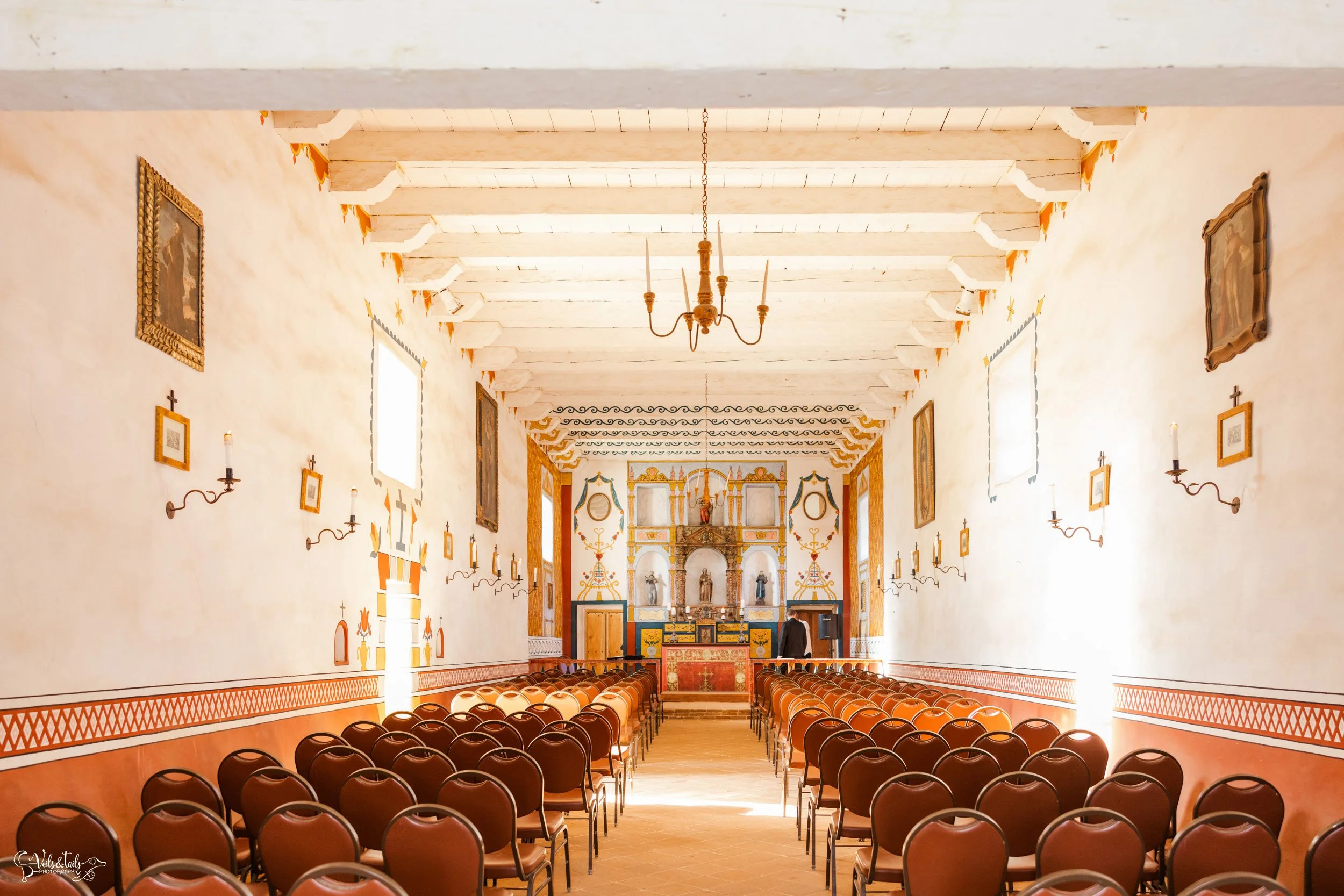 bright airy Santa Barbara Presidio Wedding Photographer