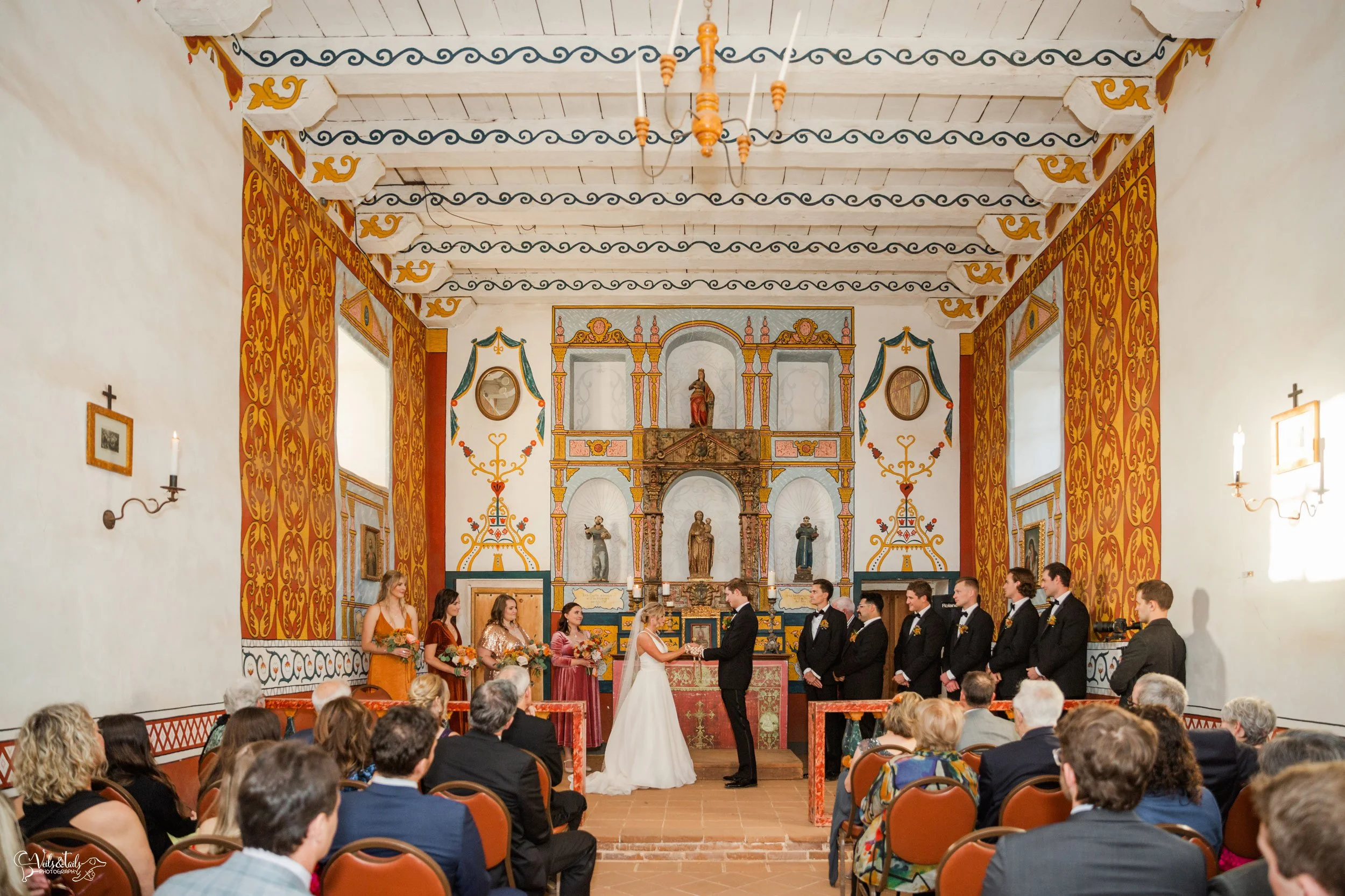 historic timeless Santa Barbara Presidio Wedding Photographer