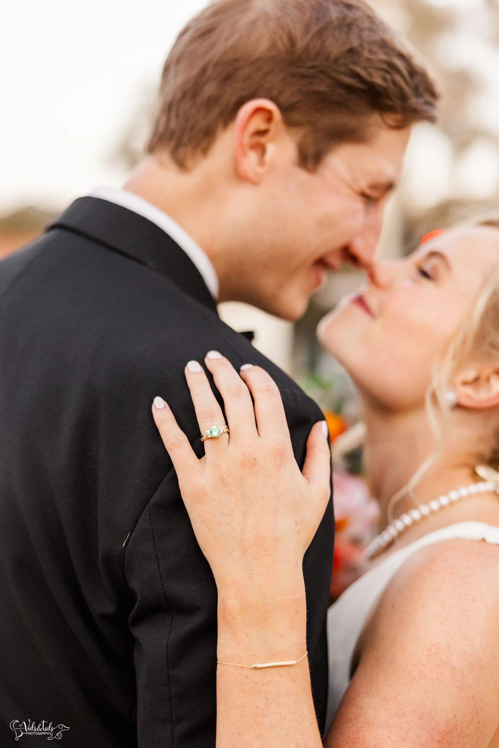 bright airy Santa Barbara Presidio Wedding Photographer cute