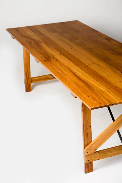 recycled rimu trestle table - 2200mm(L) x 900mm(W) x 700mm(H) -4.jpg