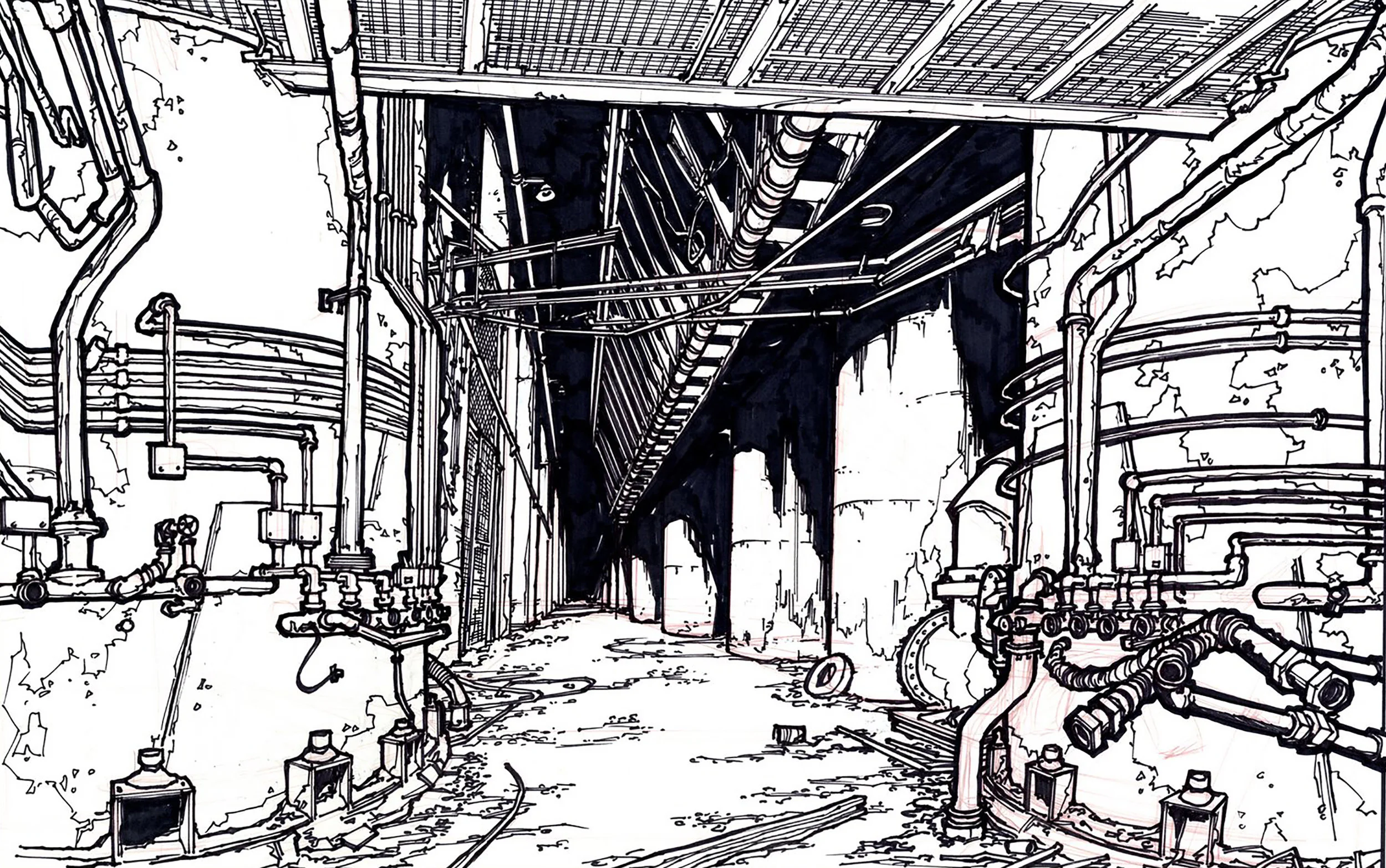 Int. Atomic Facility Corridor.jpg