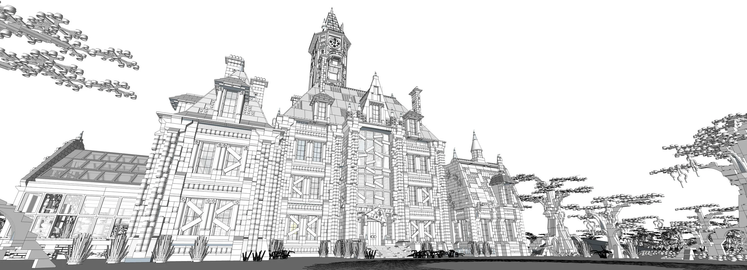 scooby doo grimsley mansion