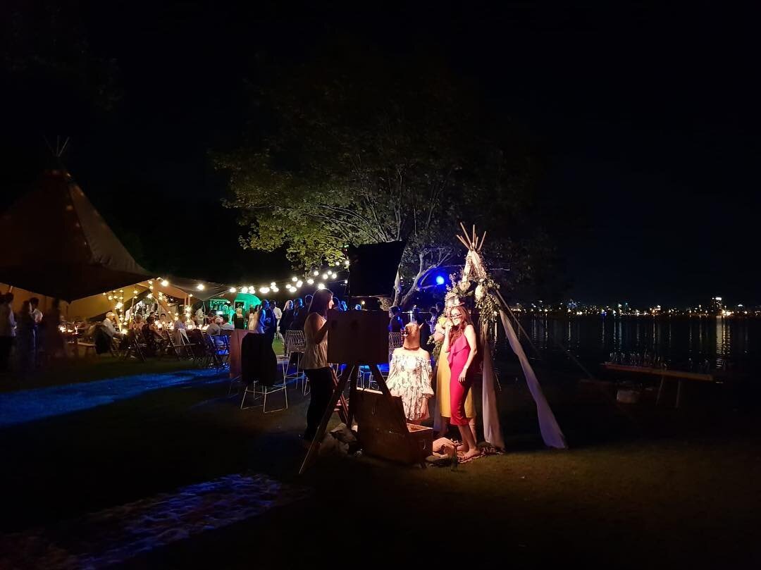 TEE PEE WEDDINGS! That is all. @teegs36 thank you for having us at your phenomenal @matildabayweddings wedding ⛺️💕