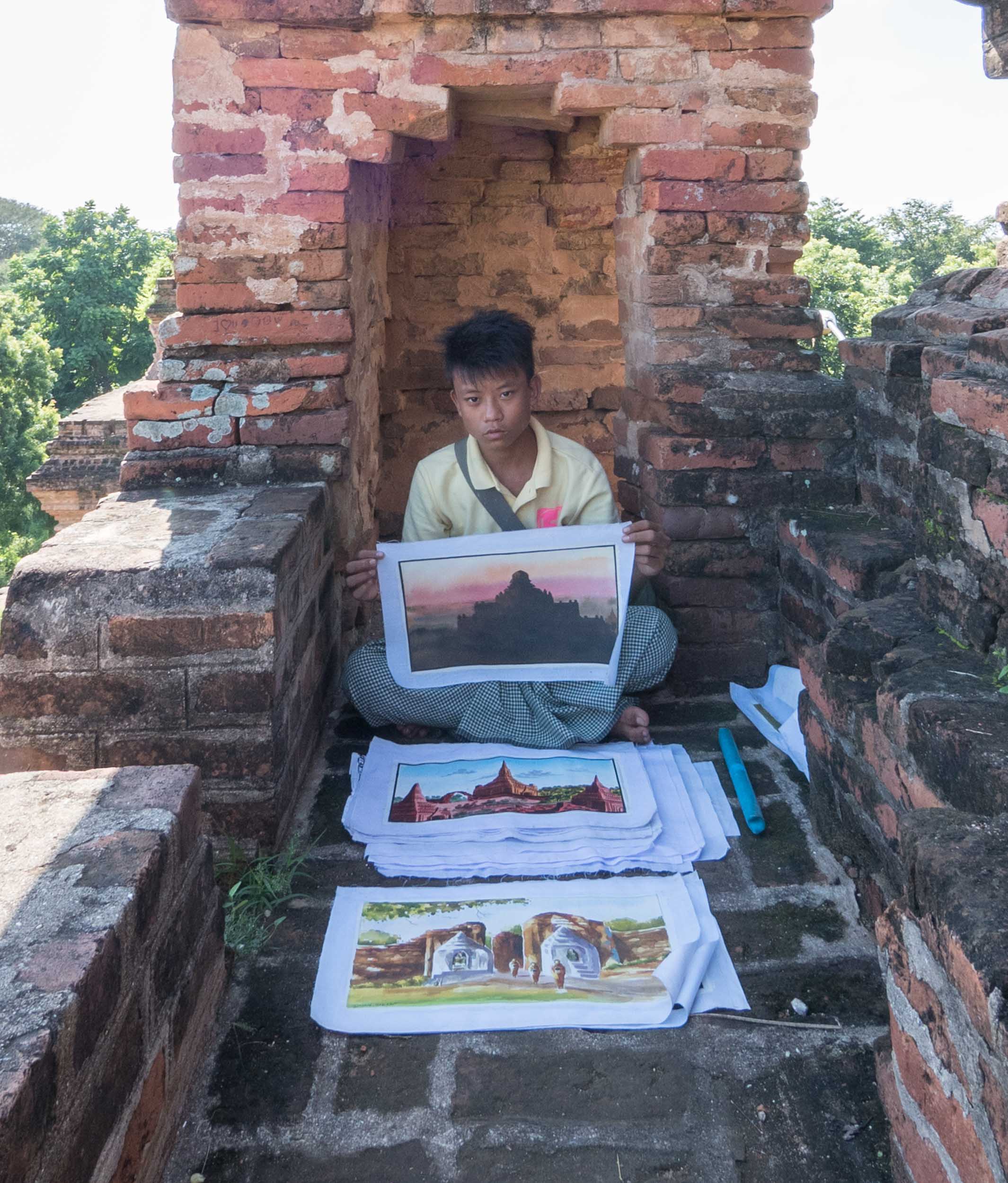 Everyone was selling the same pictures... Everyone had apparently painted them themselves...