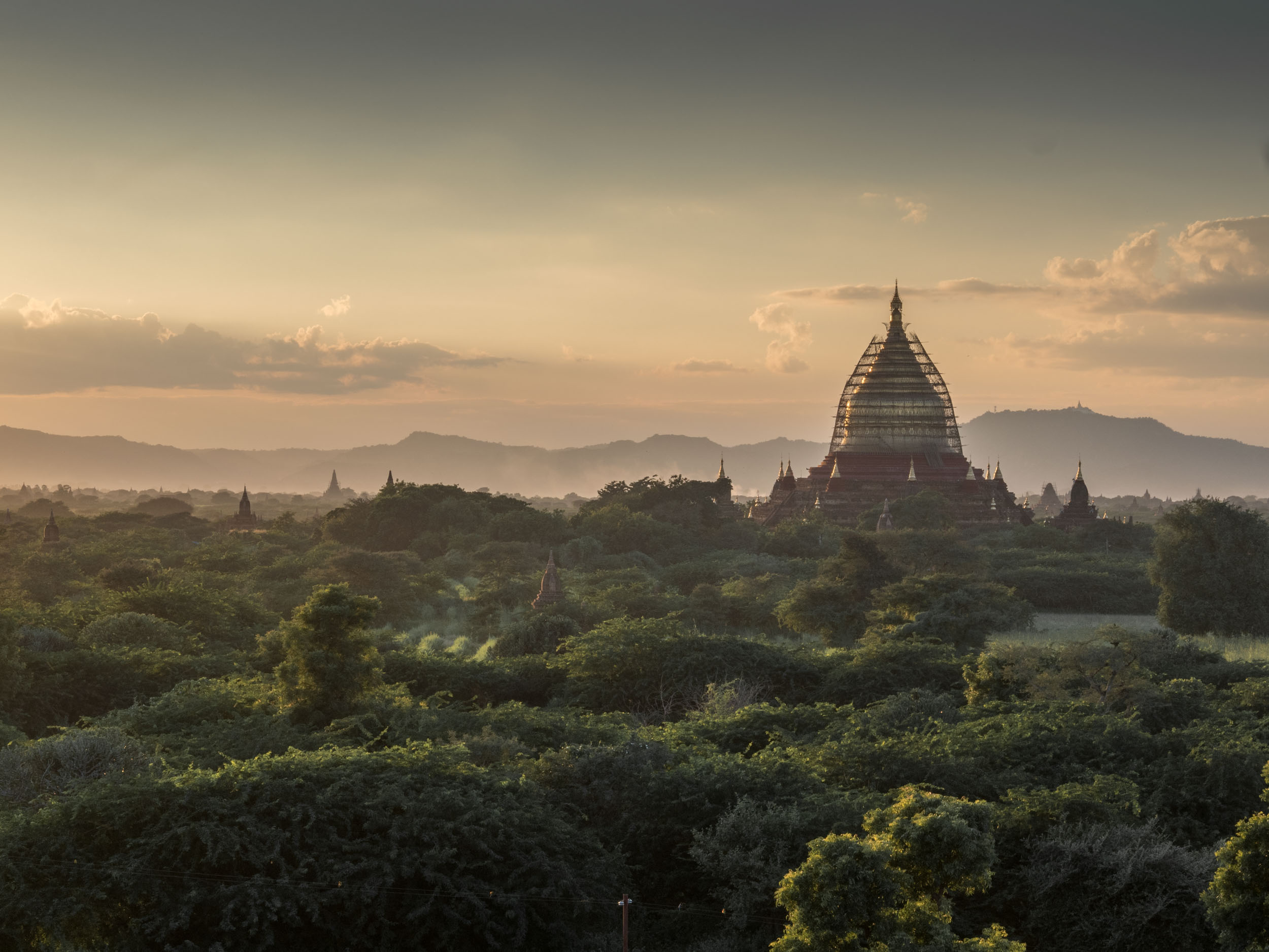 Scaffolding Bagan Style....