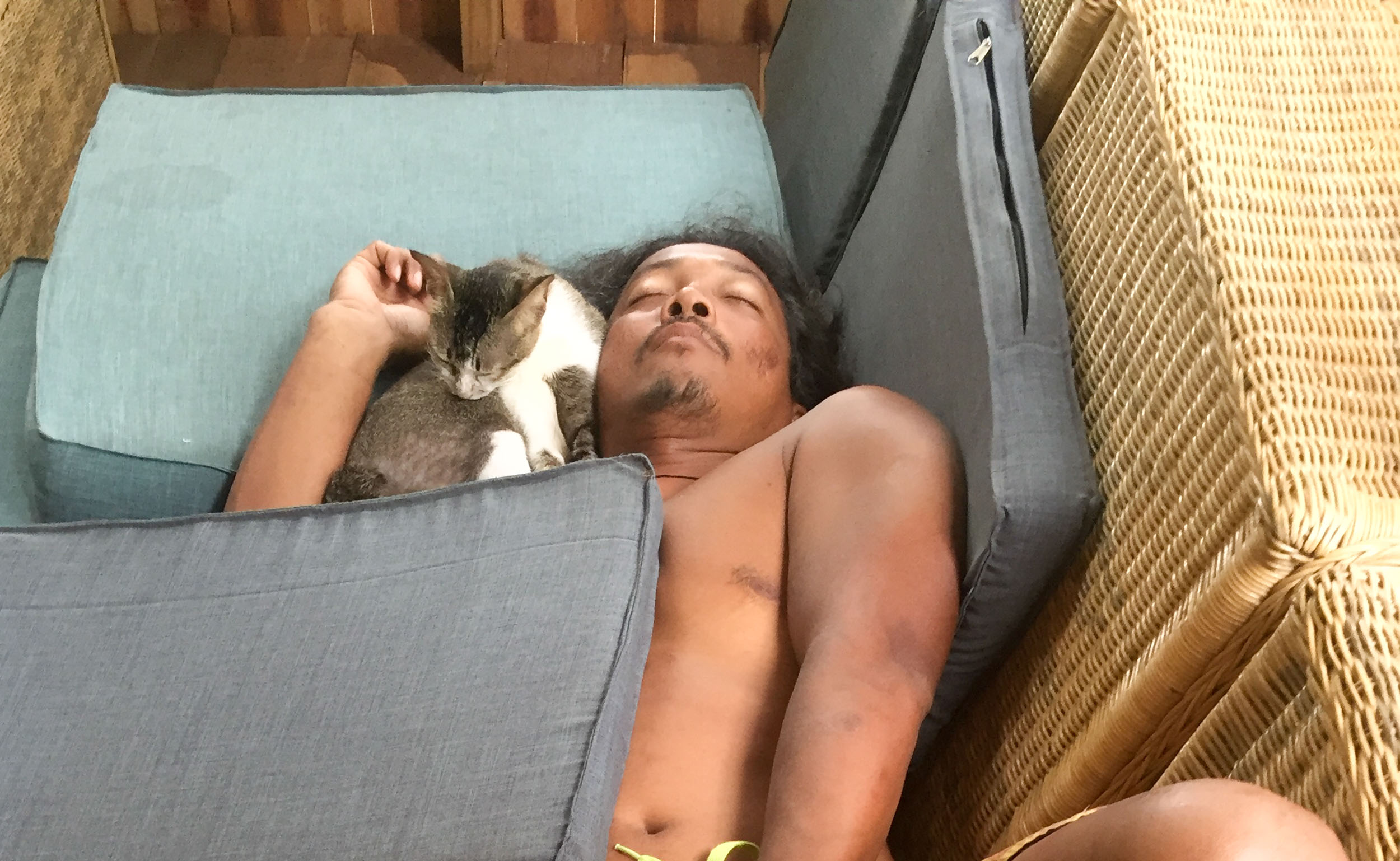 Ricky... Tired... There's a smutty joke here, but I'll leave it....