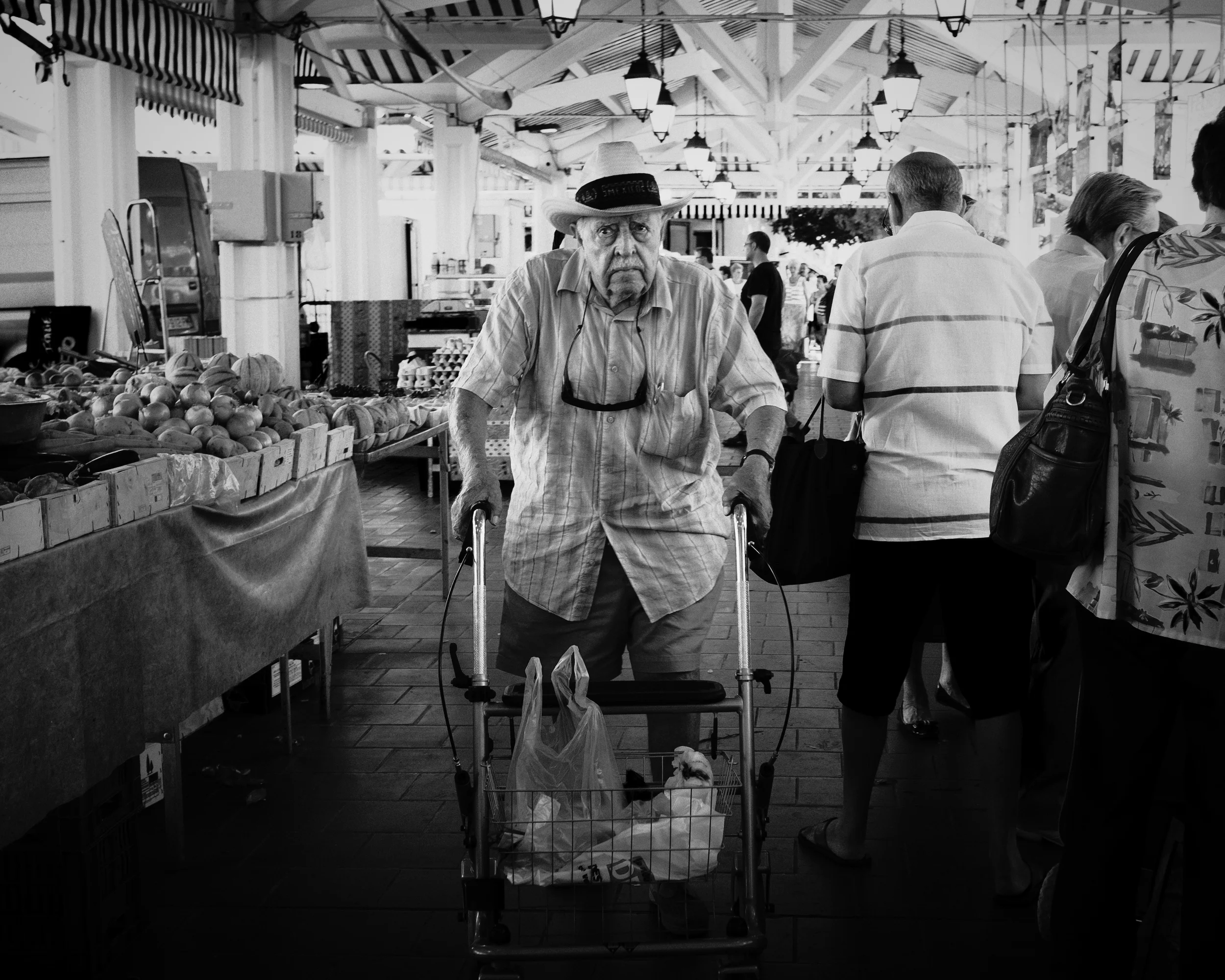 Fruit market at La Bocca