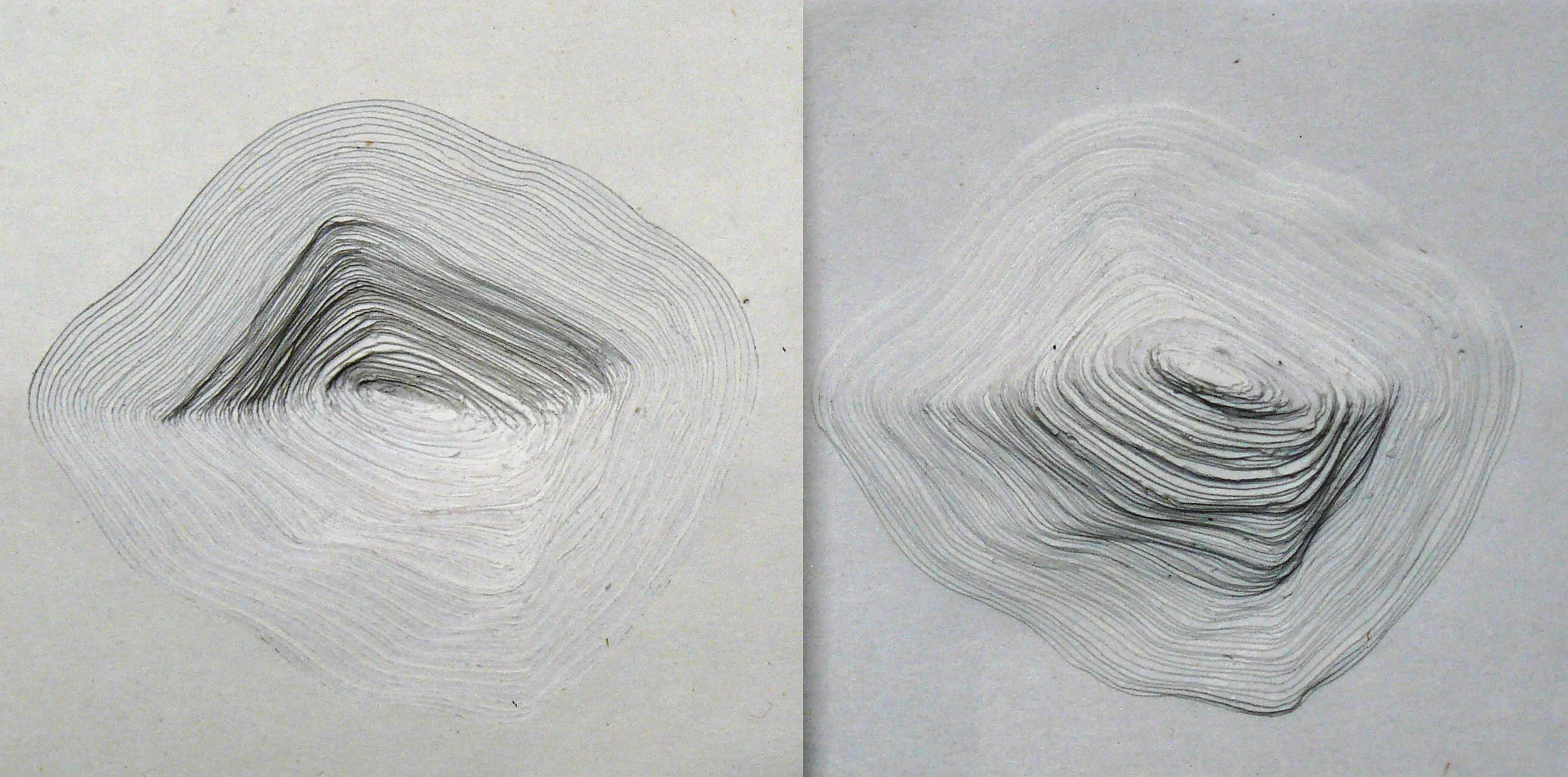  Continente-contenido 2011  Cutting and collage / 20x10x8cm 