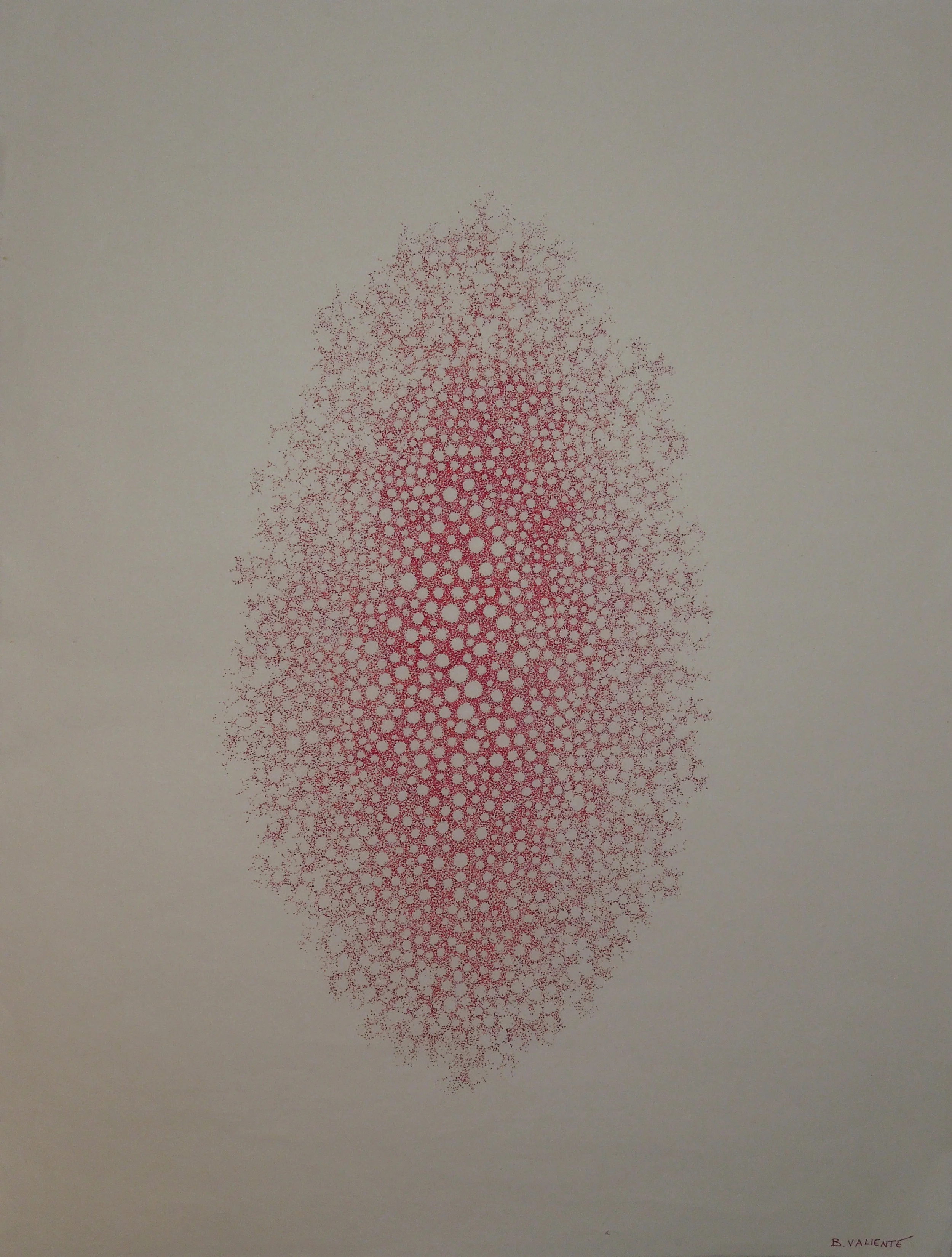  One million cells 2012  Pen on Japanese paper / 78x60cm 