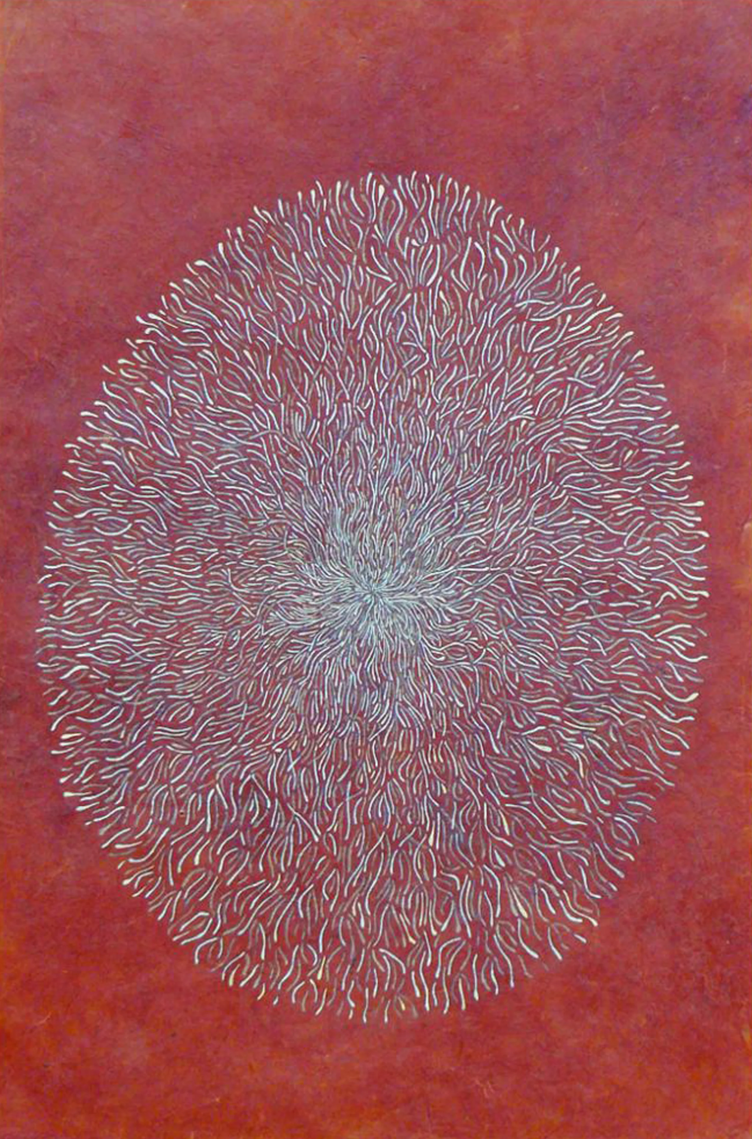  Enraizado 2009  Pen on handmade paper / 76x51cm 