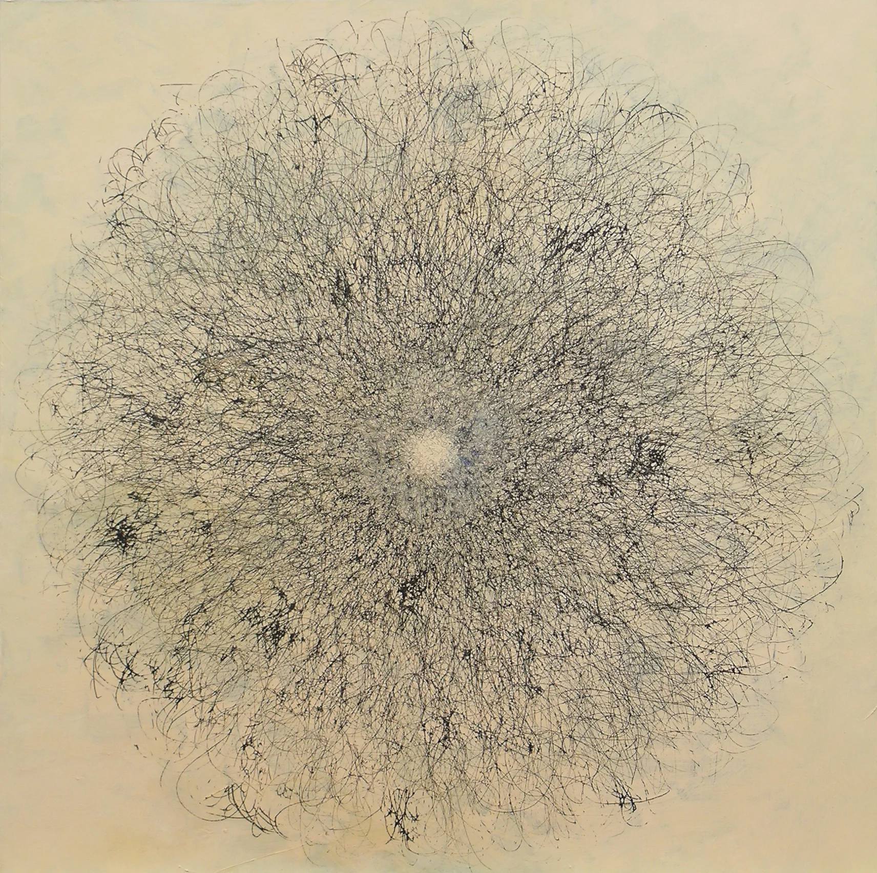  Formación I 2008  Mixed media on wood / 100x100cm 