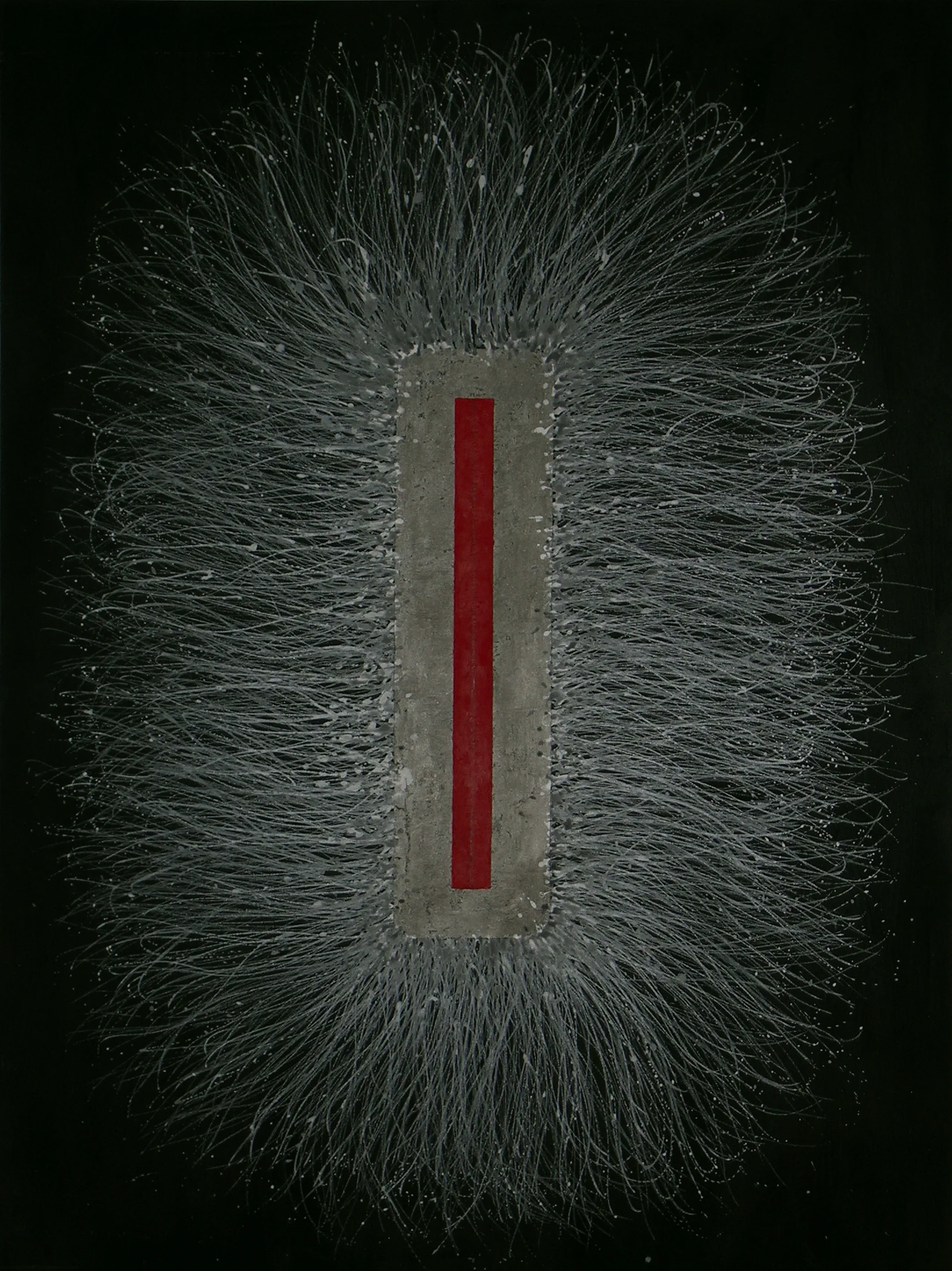  No title 2007  Mixed media on wood / 130x97cm 