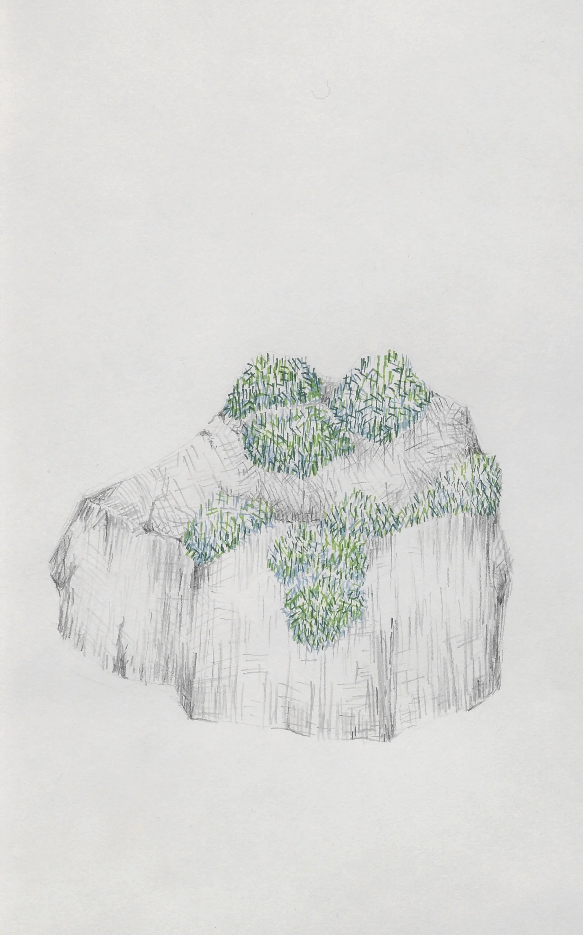  Little treasure 4 2020  Pencil and pen on paper / 21x14 cm 