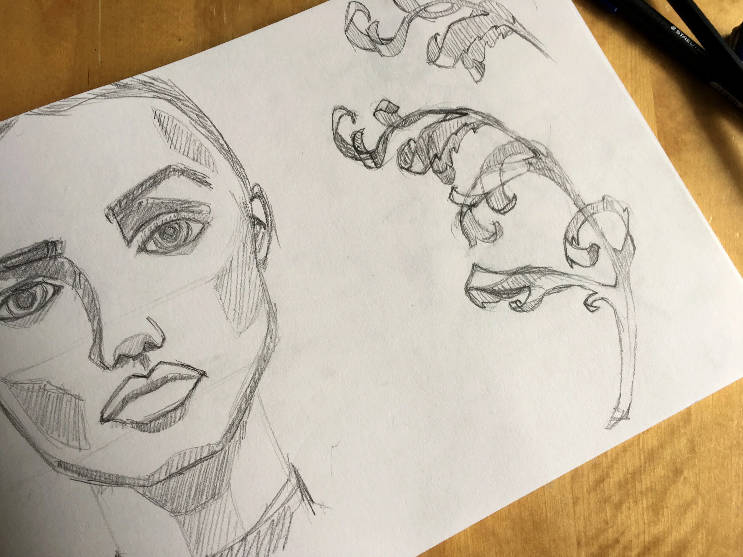 A recent page from one of my sketchbooks.