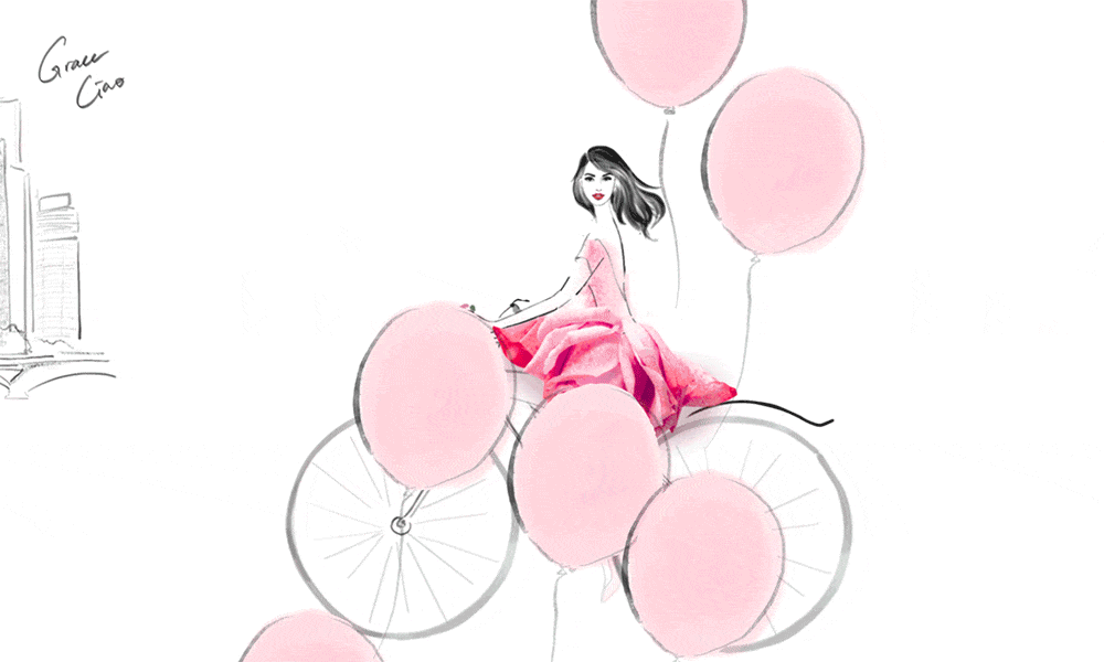 Singapore Landscape Illustration | Local Homegrown Artist | Best Fashion Artist Singapore | Fashion Animation