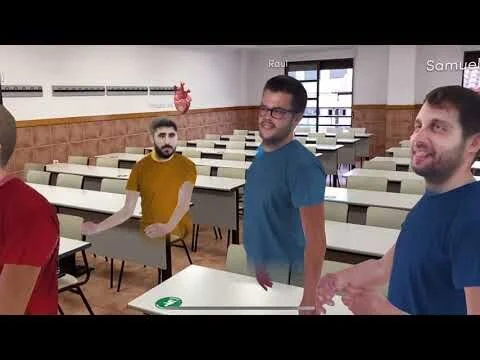 Spatial.io app Classroom test