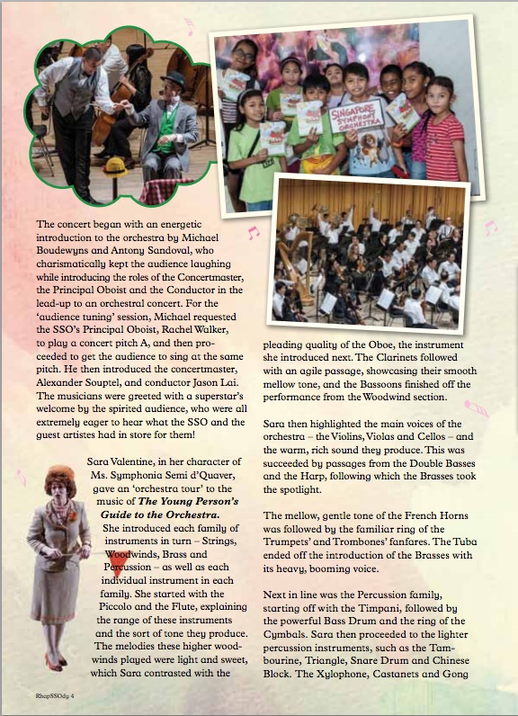 Singapore Symphony Orchestra (2014) THE STOR OF BABAR YOUNG PERSON'S GUIDE TO THE ORCHESTRA