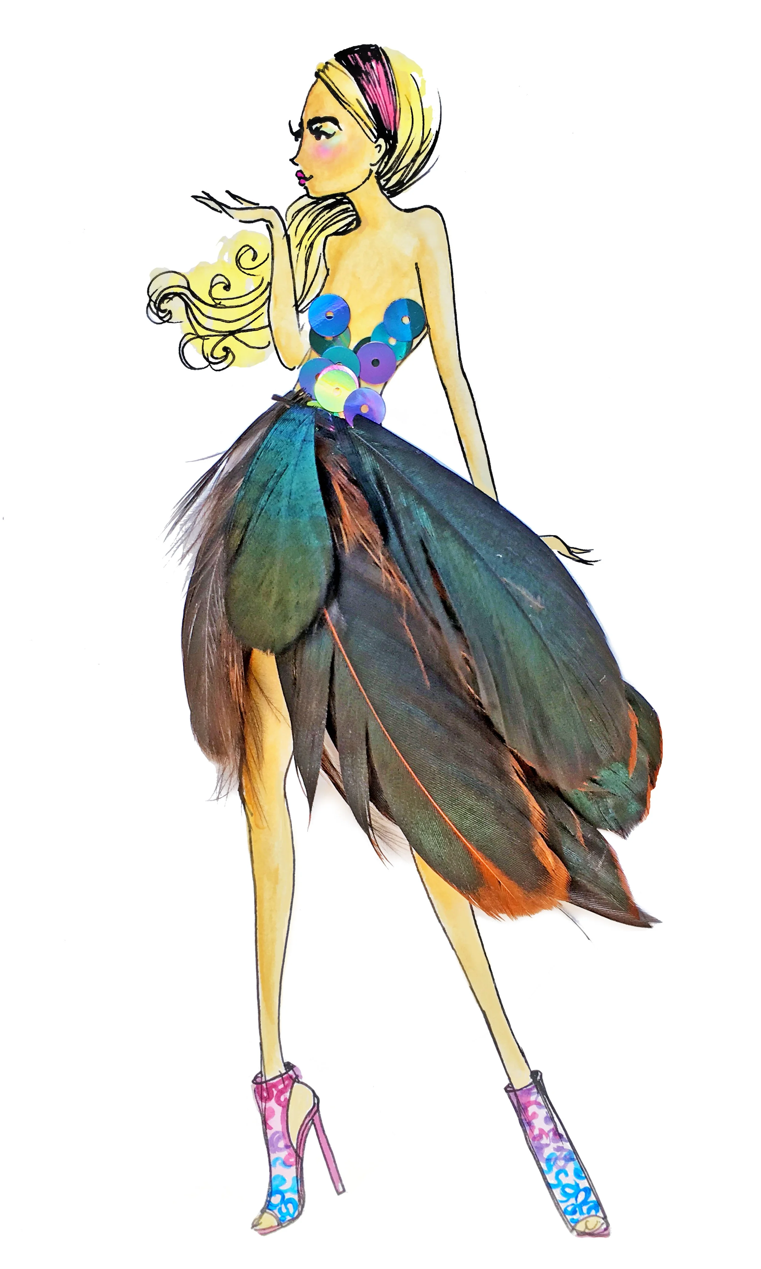 Feather Girl - Feel Unique Advent Calendar 2016