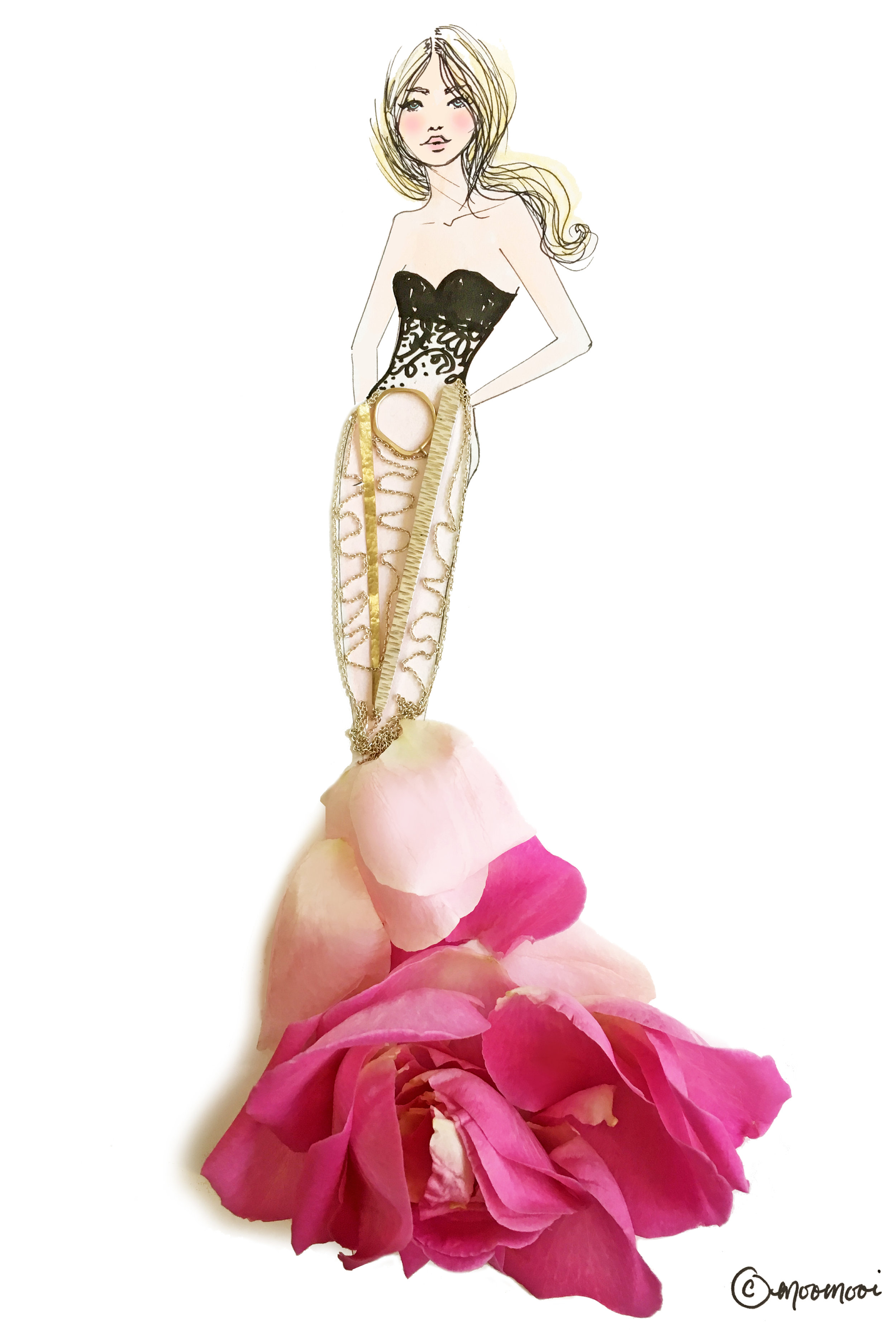 Shaesby X MooMooi en Rose