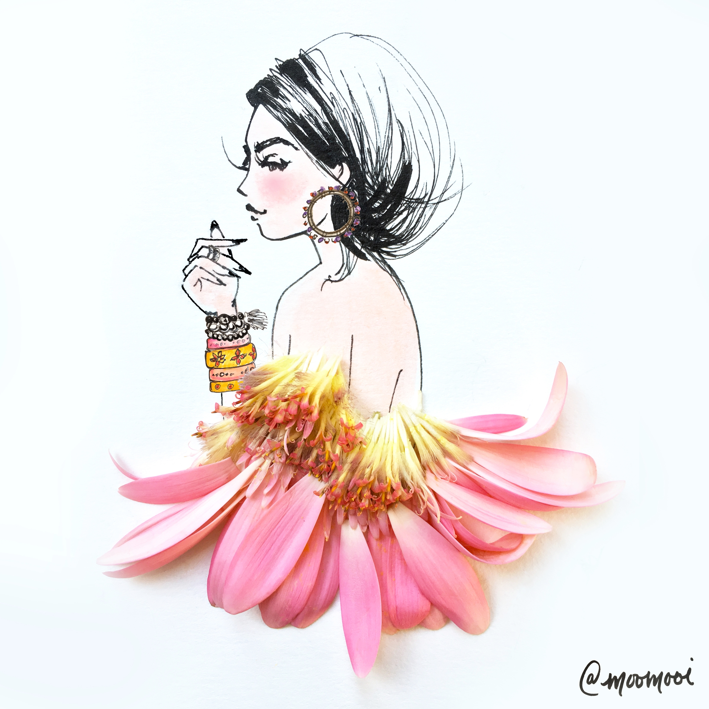 Strasburgo X MooMooi Petal Cold Shoulder