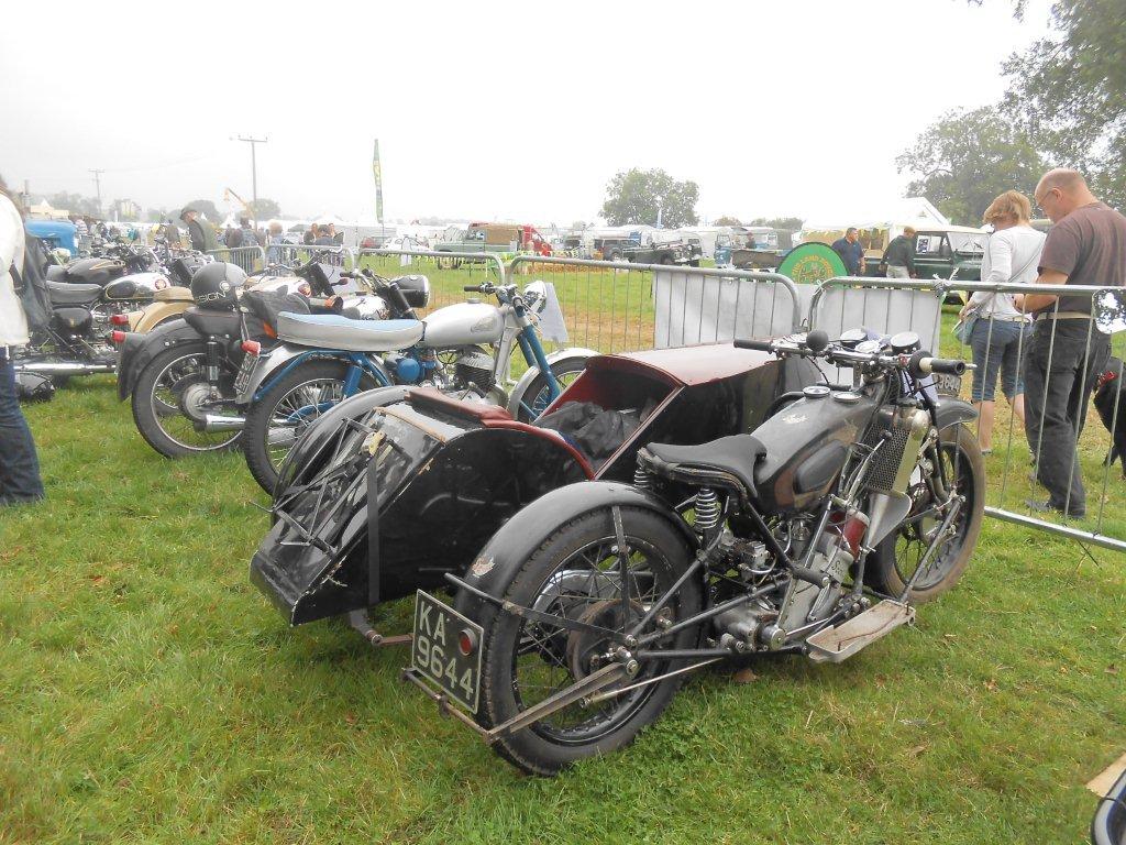 Just some of our members' bikes displayed at the Moreton in Marsh Show during September 2014