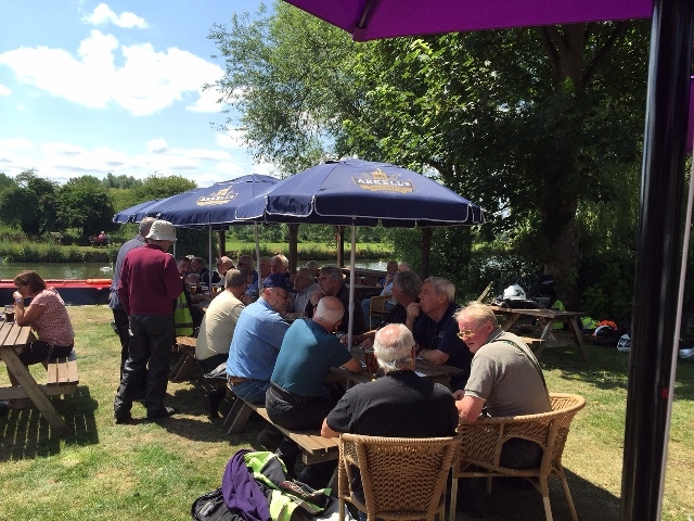 And a hearty lunch was had by the Thames at Lechlade.