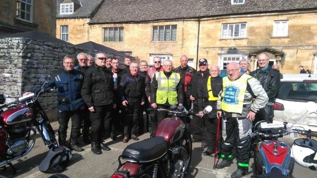 The riding season is now under way. A good turn out and fair weather too made for a very enjoyable run on Sunday 19th of March.