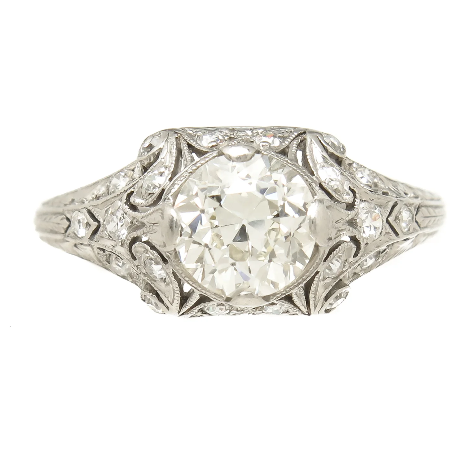1920s Platinum Engagement Ring