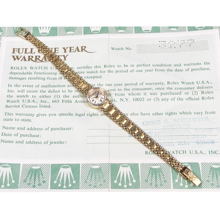 Vintage Ladies Mechanical Bracelet with Certificate — N. GREEN AND SONS