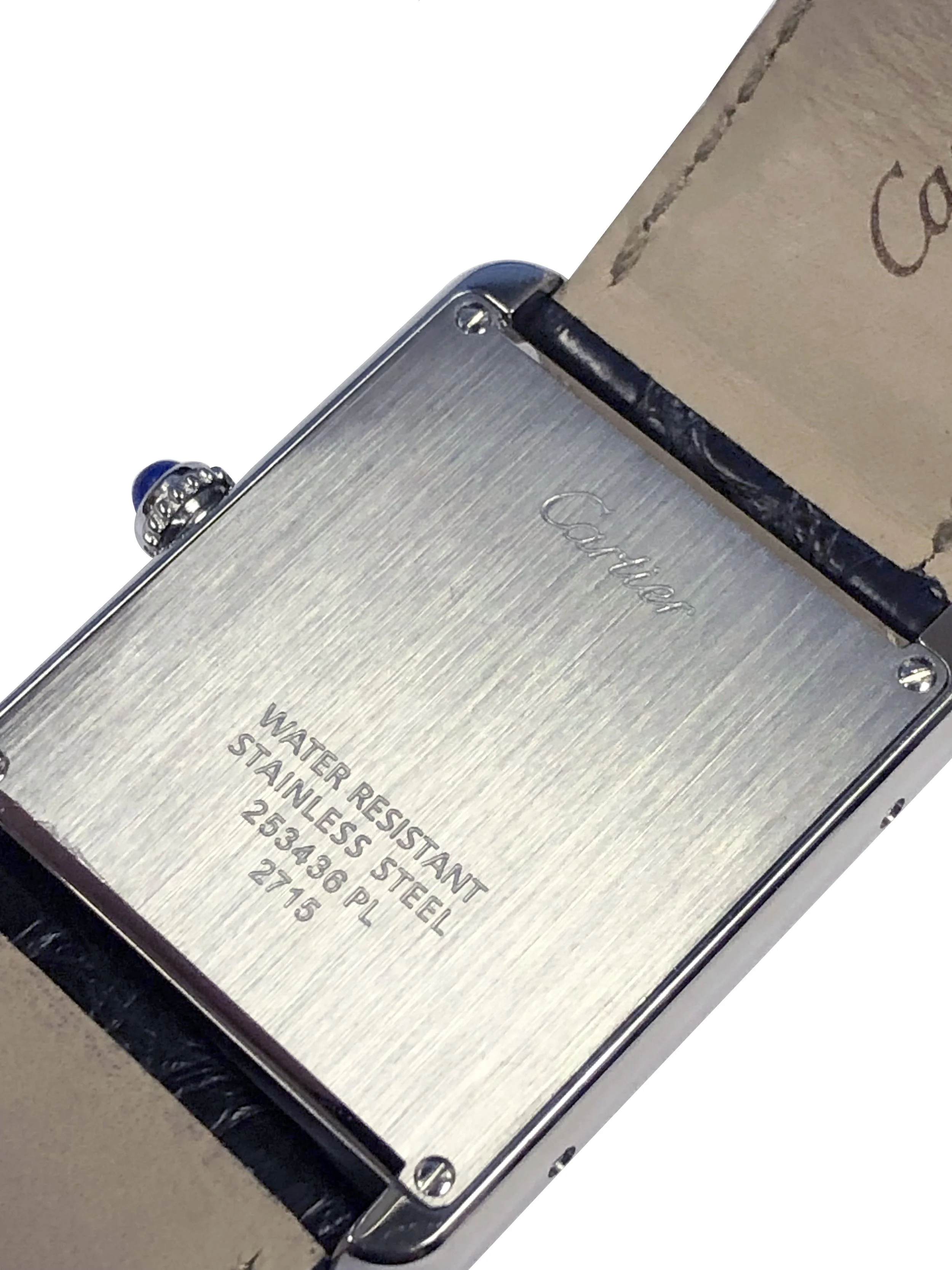 洋書 CARTIER Century of Cartier Wristwatches Cartier Tank Solo Ref 2715 Large steel cased Quartz Wrist