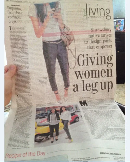 FULL PAGE INTERVIEW In Massachusetts’ Telegram &amp; Gazette with Kristin Paquette