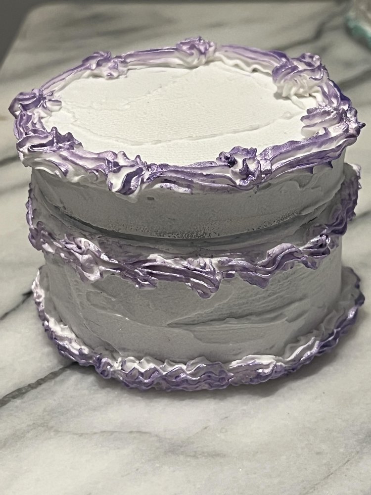 Wedding or Birthday Inspired FAKE CAKE No words BOX — KRISTIN PAQUETTE