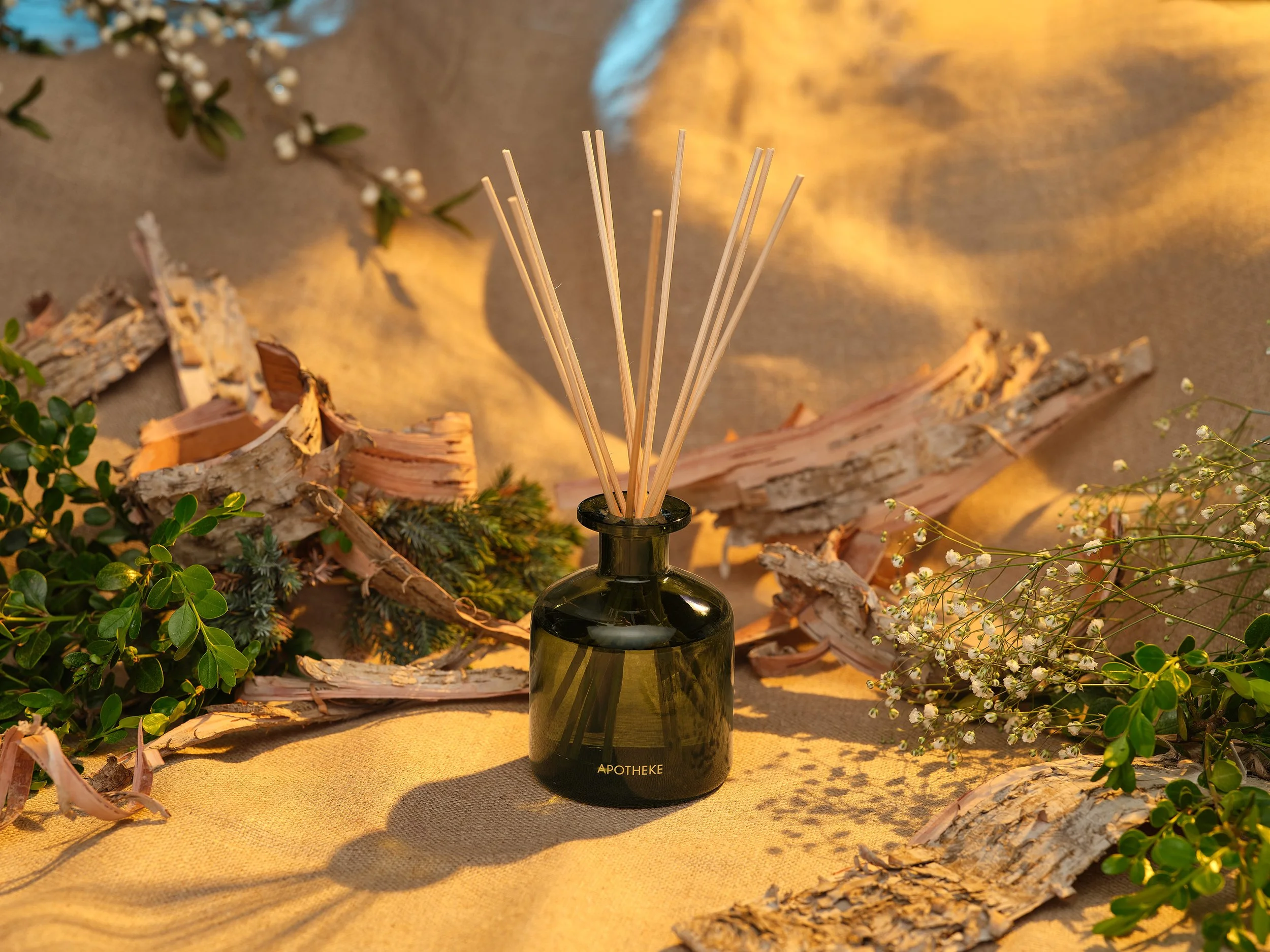 Styled Scene – Rustic and Elegant Candle Setup