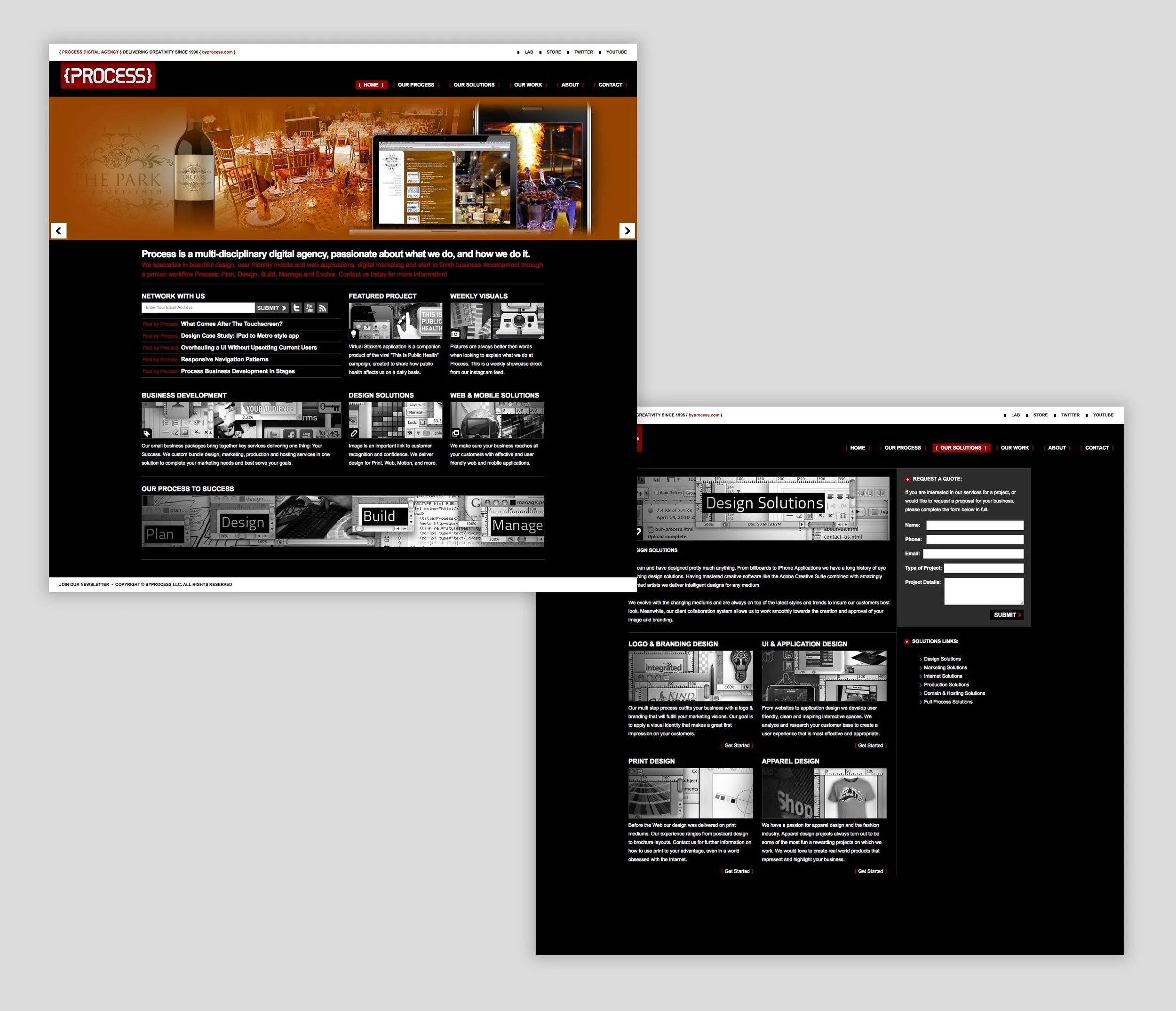 Process Digital Agency Website