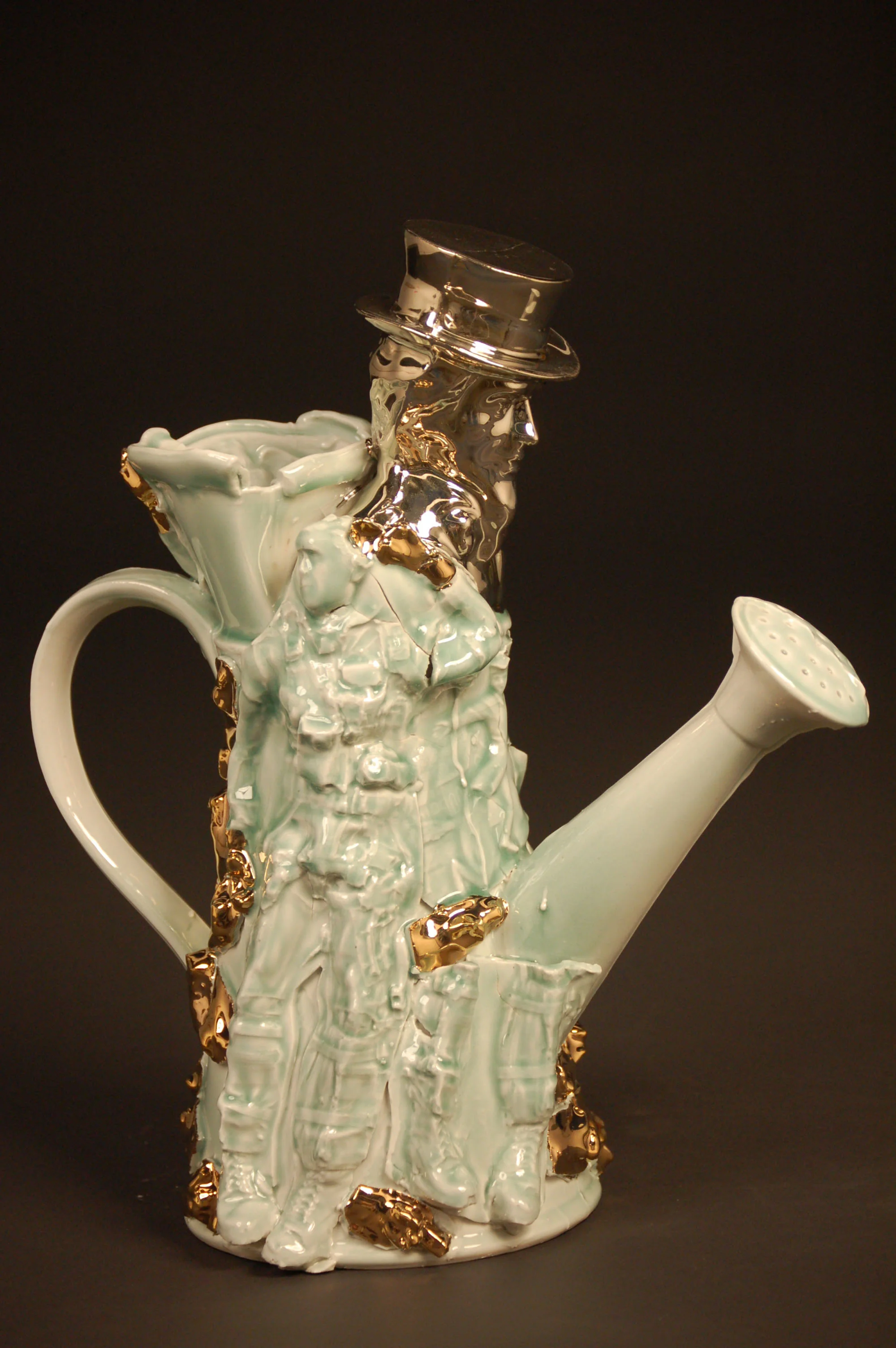 "Uncle Sam Watering Can", 2009, 14" x 16",                    © Barry Bartlett