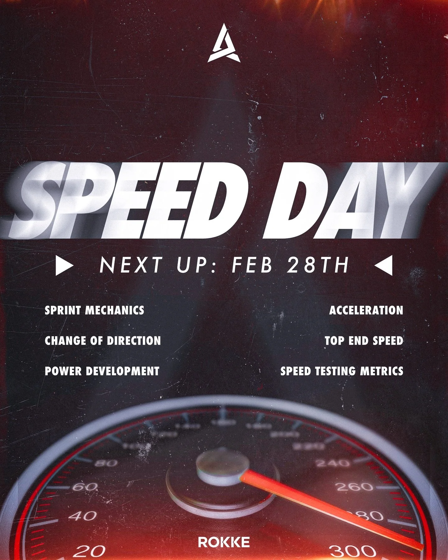 FEB 28TH &bull; SPEED DAY w/ @ifo_14 💨 #ROKKE

📈 Sprint Mechanics 
📈 Change of Direction
📈 Power Development
📈 Acceleration 
📈 Top End Speed
📈 Speed Testing Metrics 
&mdash;
If you want to get faster ⏩ Call or text the ROKKE Front Desk at (503