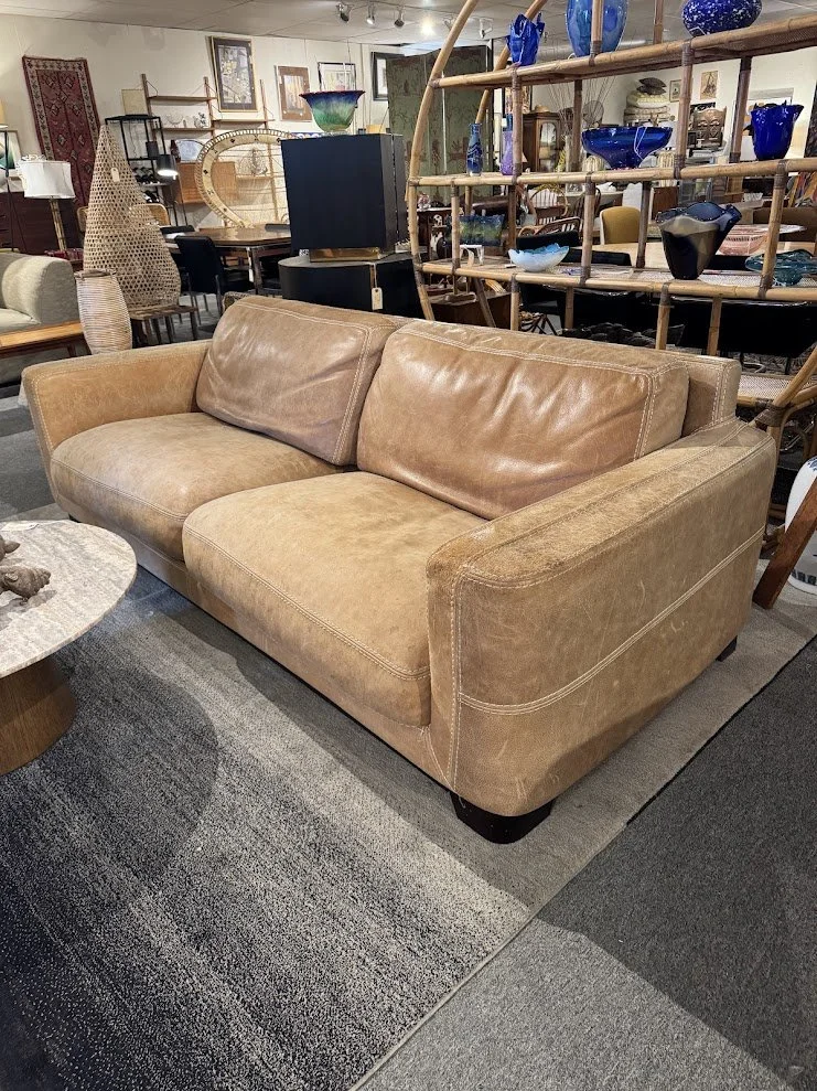 623 Italian Leather Sofa