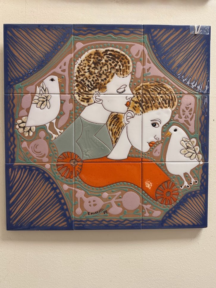 5 Handpainted Tile Art Puerto Rico