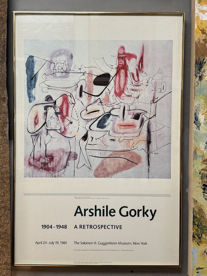 905 Arshile Gorky 1981 Exhibition Poster