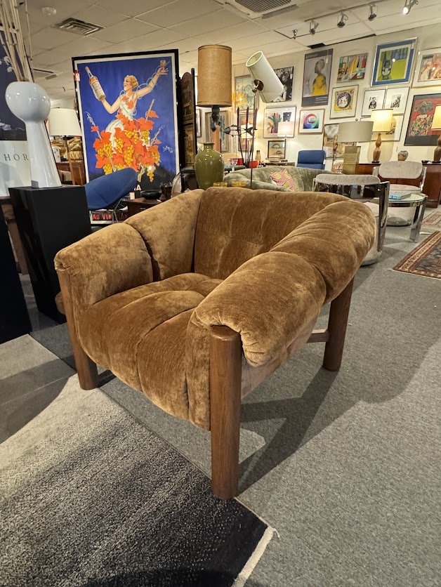 3 New Contemp Caramel Colored Chair w Wood Legs