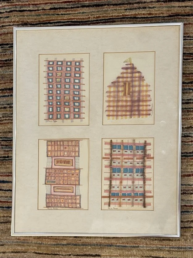 9 Signed Mixed Media Art